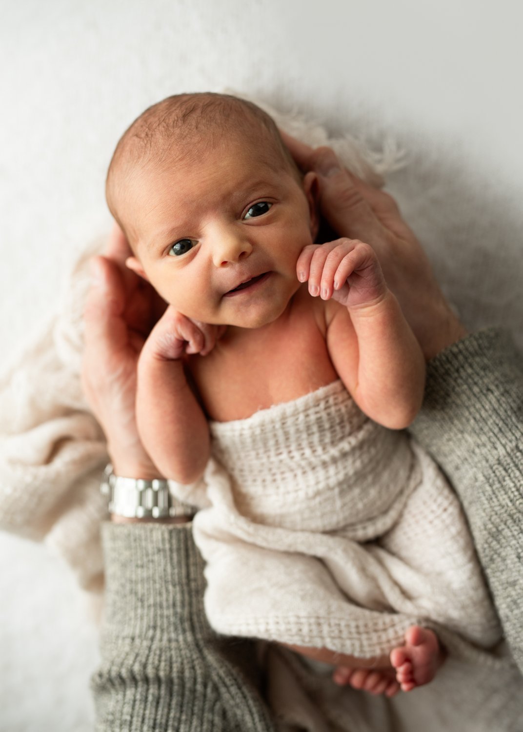 Expressive Newborn Baby Photography