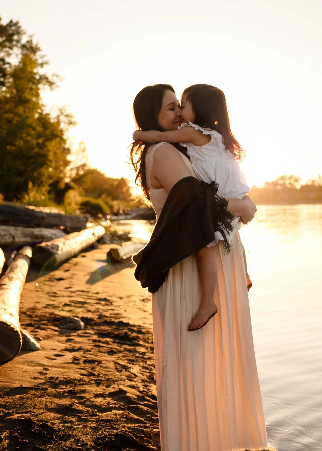 Beach Sunset Family Session in Vancouver