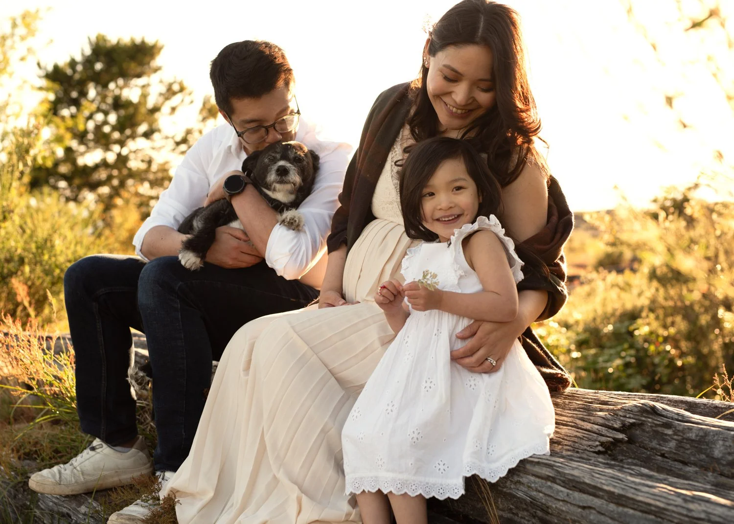 Family Photography with Dog in Vancouver