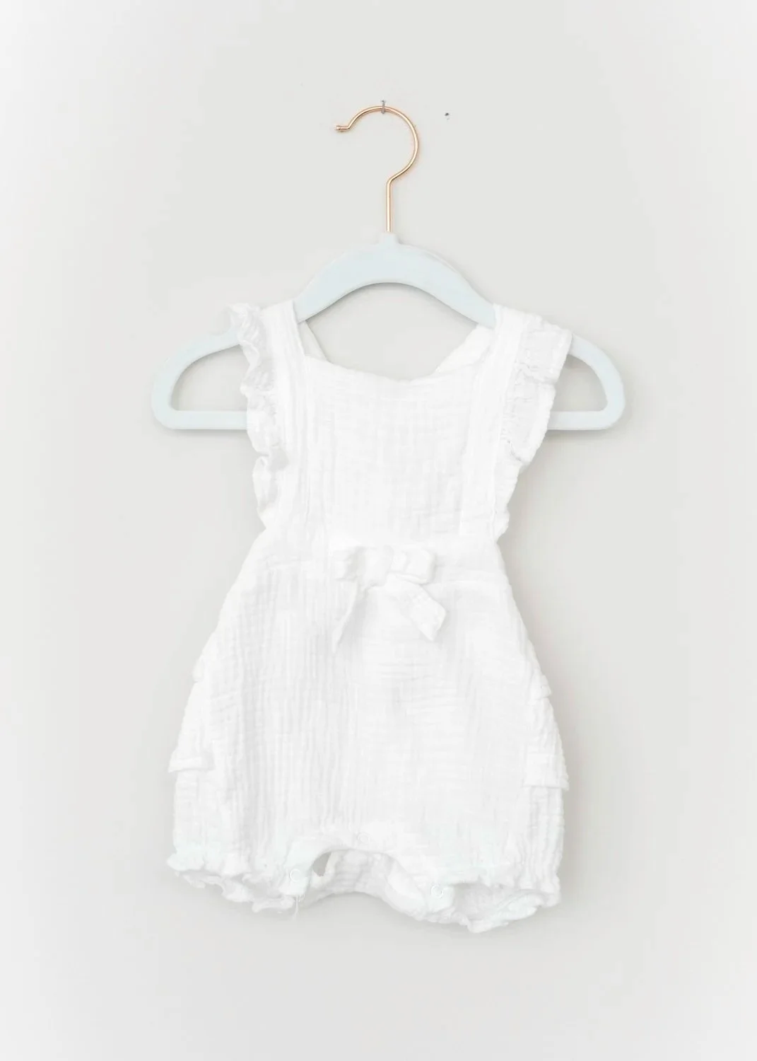 Waffle Ruffle Romper | Size: 6-9M