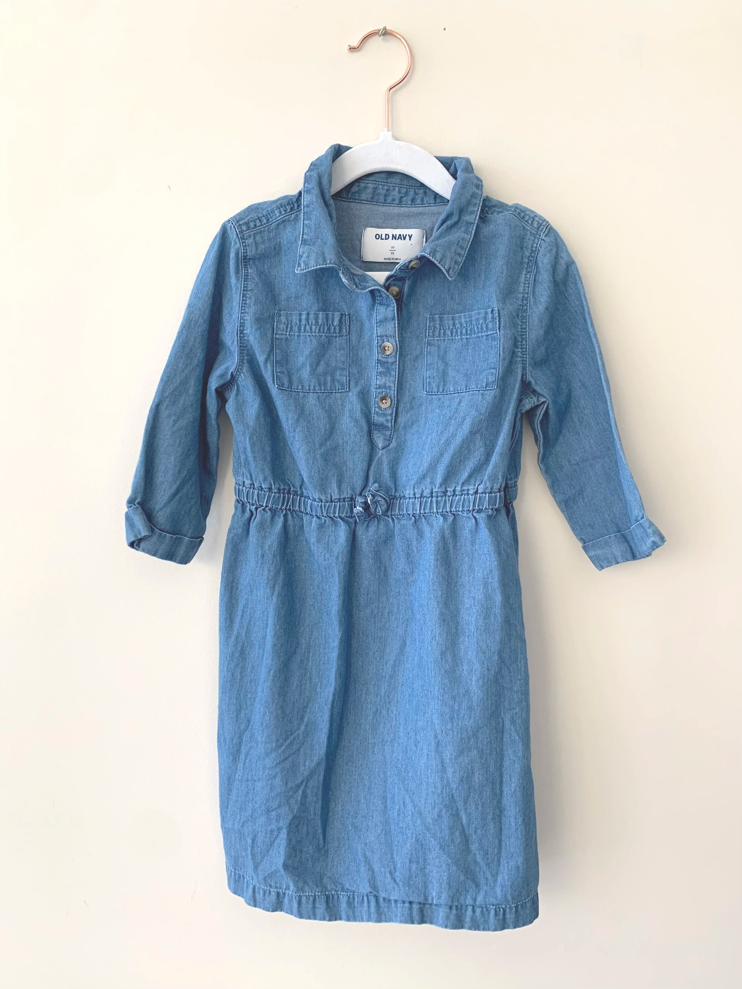 Chambray Shirt Dress | 5T