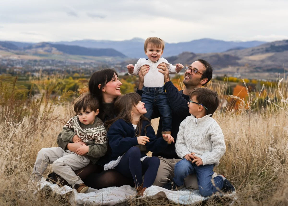 Vernon family at Grey Canal Trail