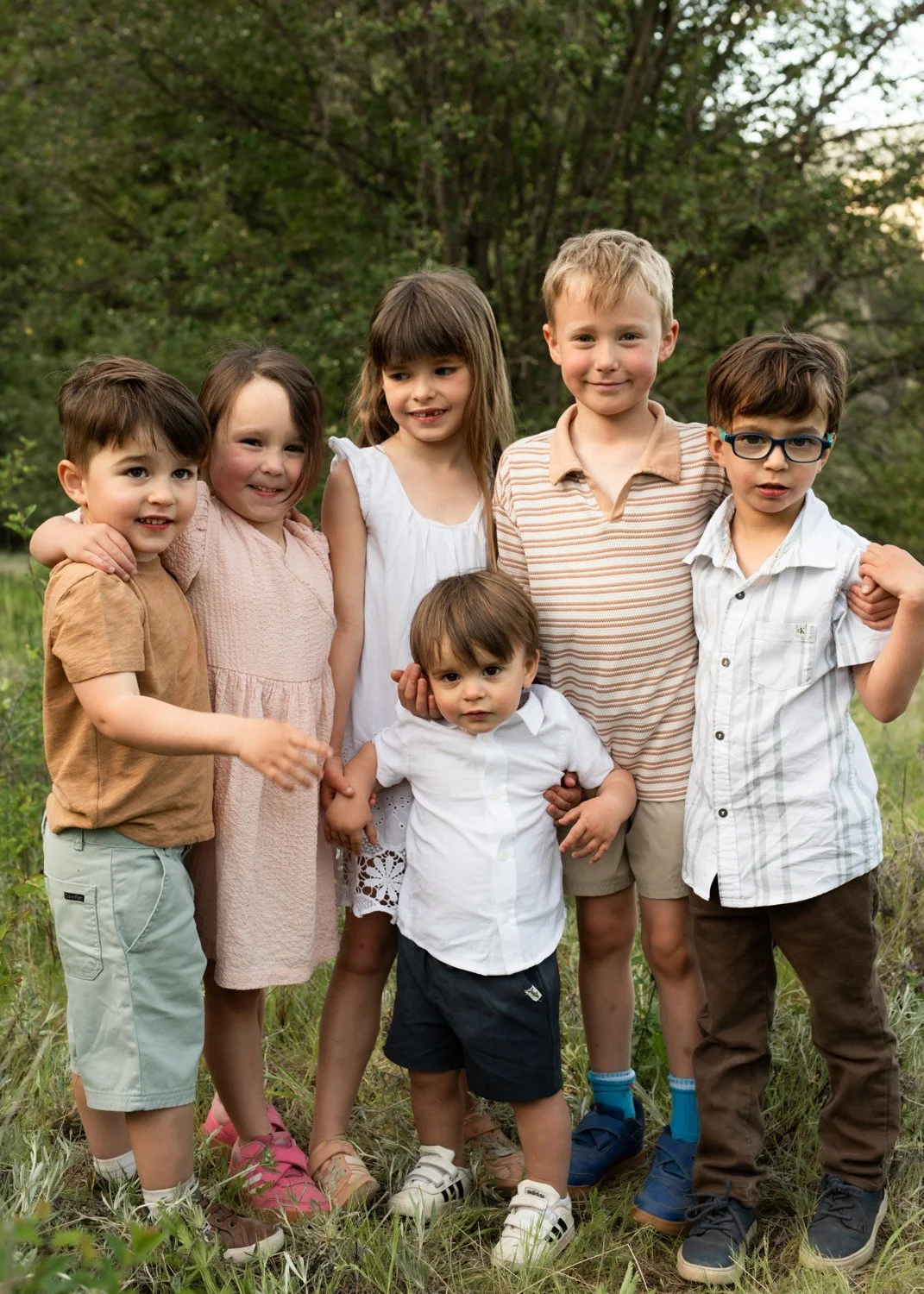 Kids Family Photo at Kalamalka Lake Park, Vernon