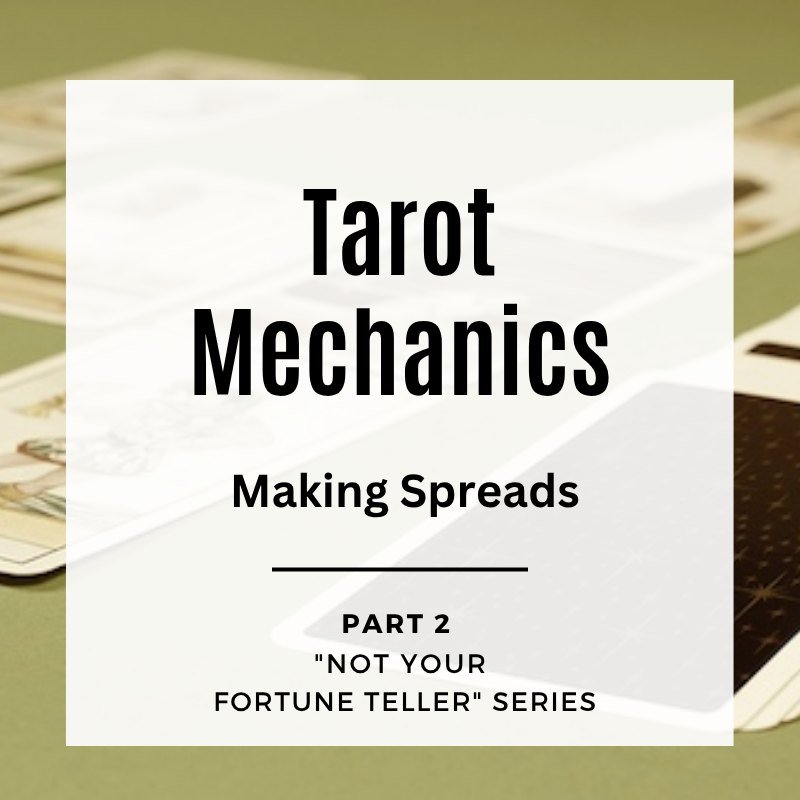 Are you tired of searching the internet for new tarot spreads? Learn how to create custom tarot layouts for yourself! This class will teach you the fundamentals of creating tarot spreads. It includes guidance on how to choose a shape, choose each pos