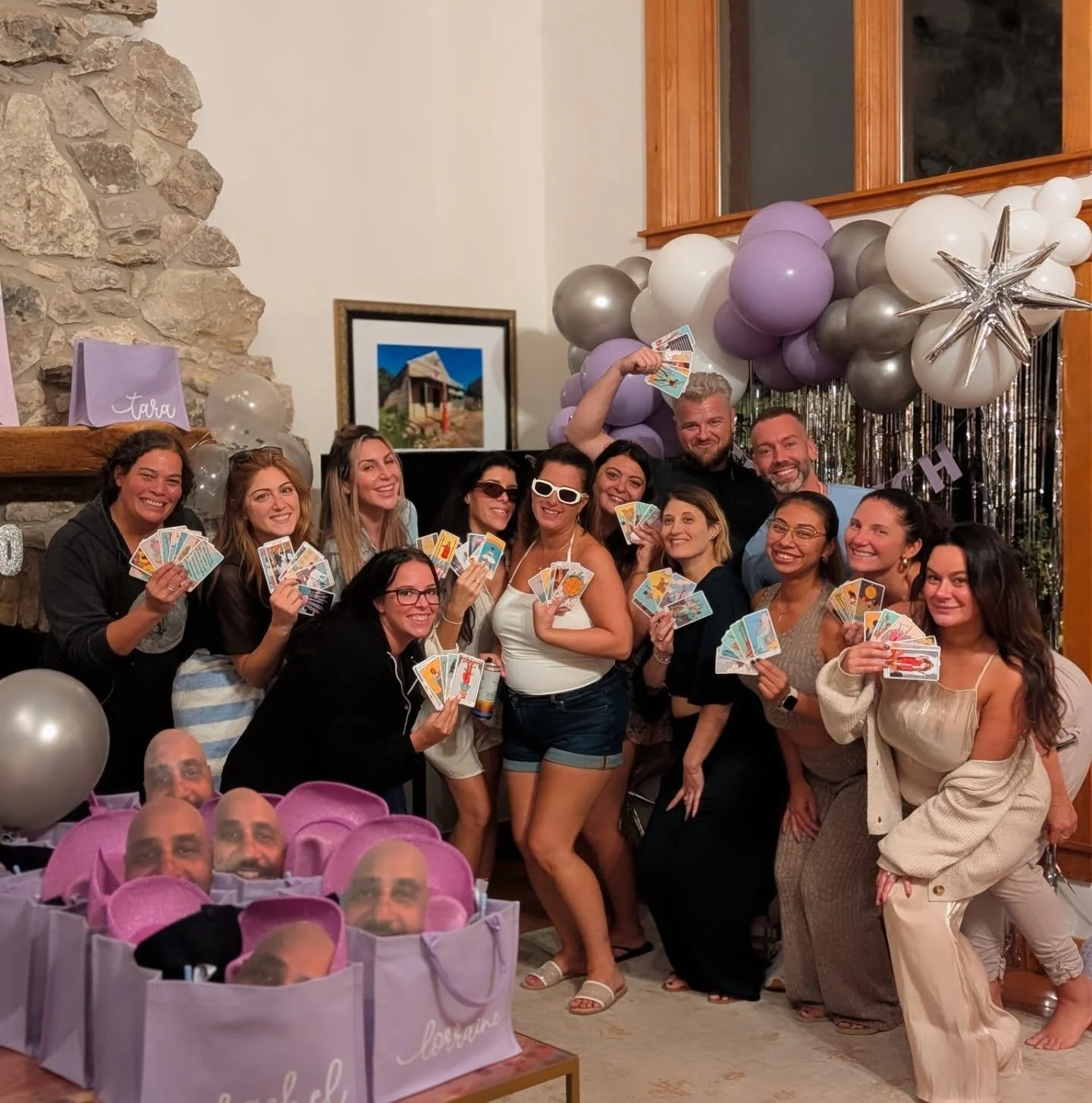 These bachelorette hotties didn't just want glitter and champagne to start the weekend right, they kicked off their party weekend with tarot. ✨

The goal was to have a night of honesty, vulnerability, and real connection. They got it! 🙏  By gatherin