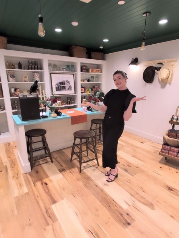 Come inside the secret room at HEB/Favor headquarters in East Austin!

Behind this bookshelf is a recreation of the original general store that launched the legacy of HEB. It's also our tarot room. 💛

For those of you outside of Texas, HEB is our be