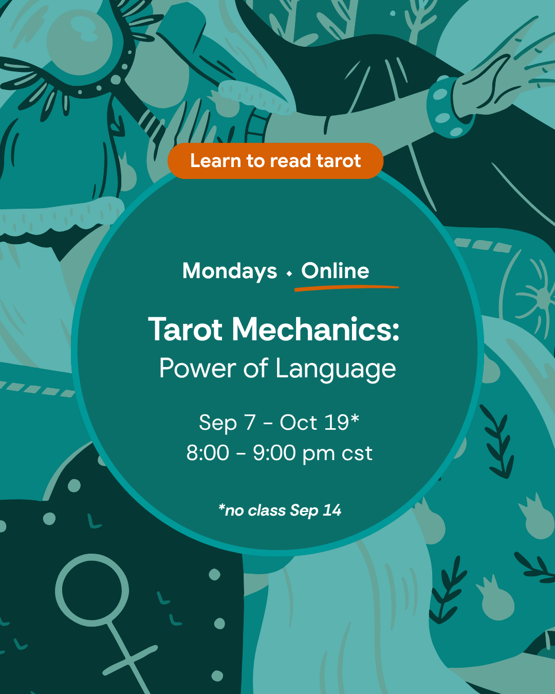 Tarot Mechanics: Power of Language⬩Online | Fall Session
