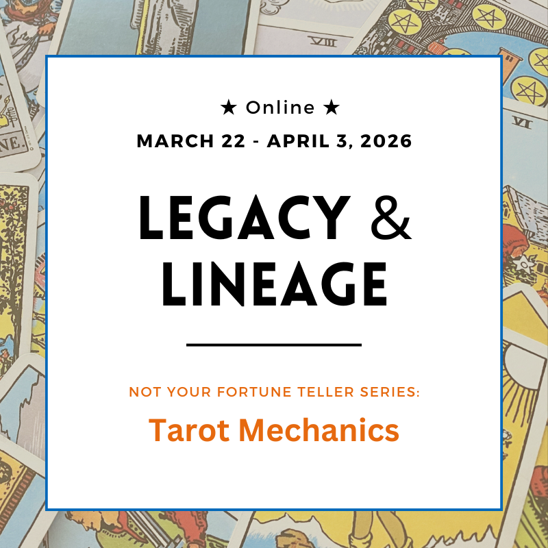 Legacy & Lineage: Your Occult History✨ Online | Tarot Mechanics