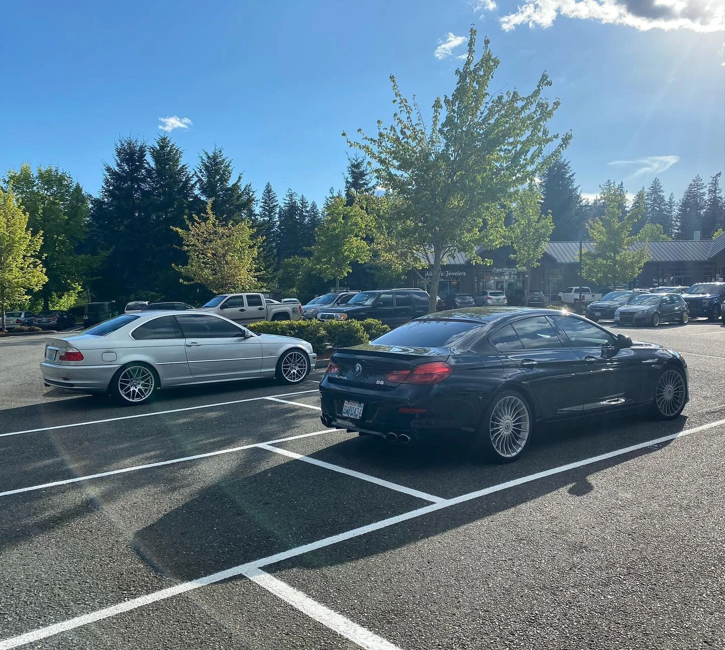 Klahanie showings this evening. Saw this cool E46 3 series. #bmw #realestate #hendletonrealestate #alpina