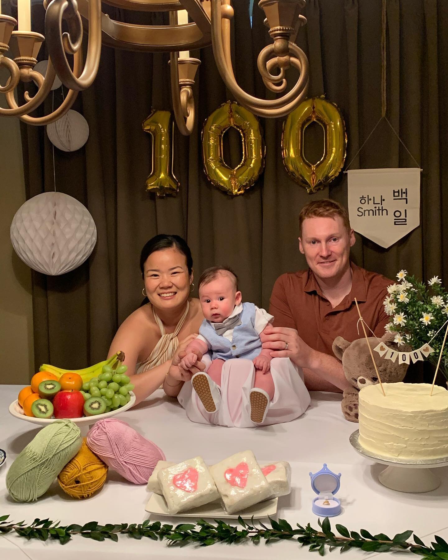 This weekend we took a road trip to Ottawa to celebrate Teddy&rsquo;s 100th day earthside, his 백일 (&ldquo;baek-il&rdquo;). In Korean culture, baek-il is an important milestone.

Many years ago, the survival rate for babies was so low that 100 days wa