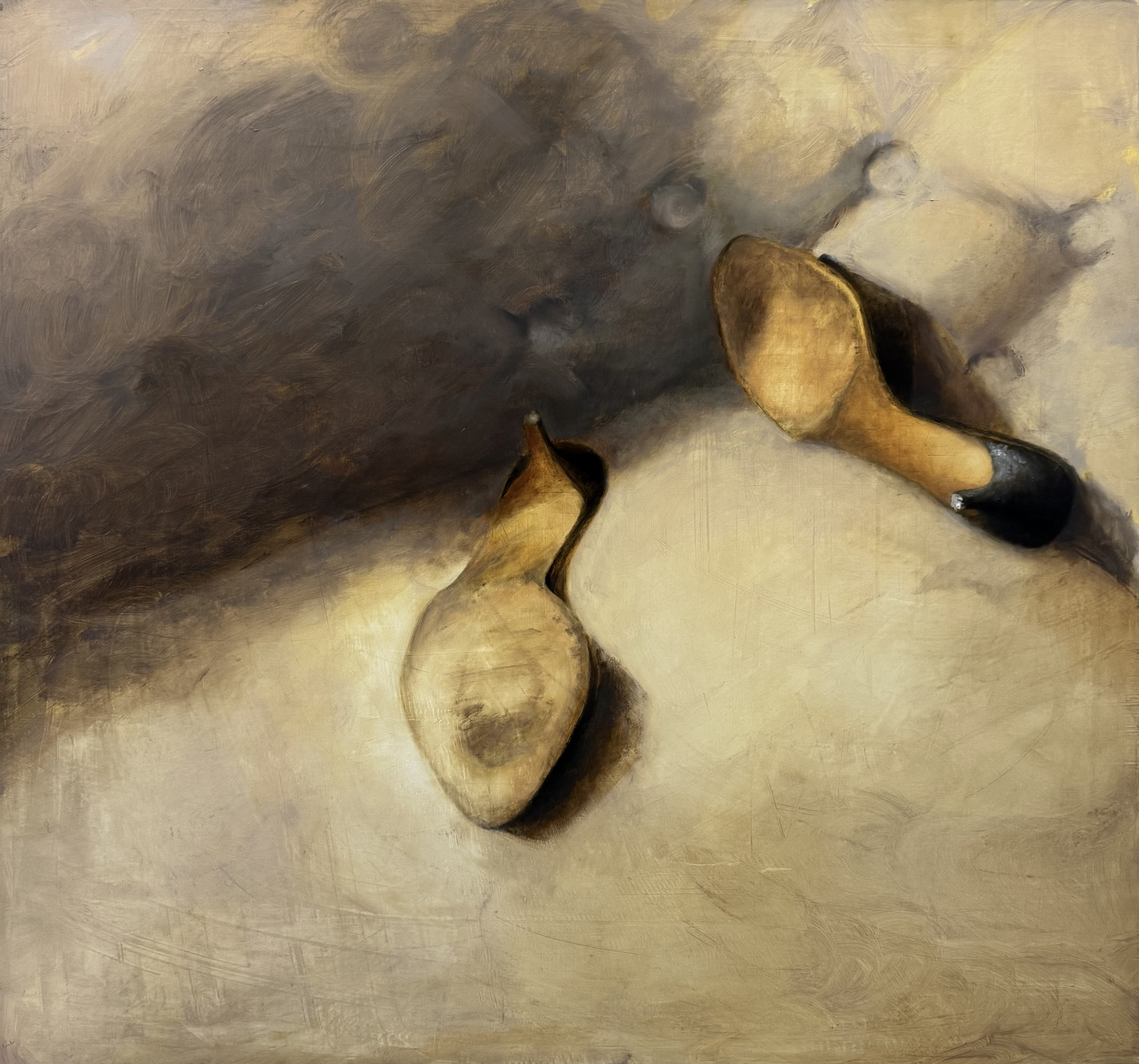 scuffed   Oil on panel   27.75" x 29.75" 2026