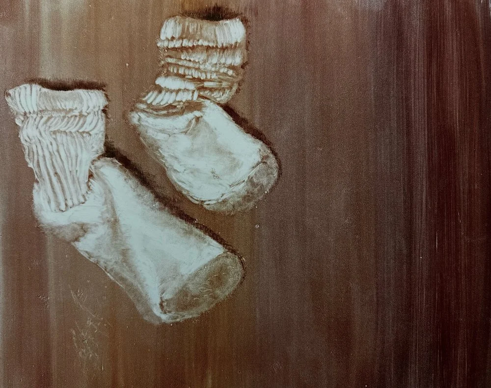 my impression   monotype on paper   image size 15" x 19.5" 2025