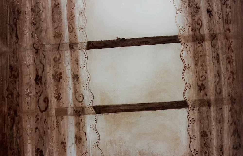 Lace Curtains   monotype on paper   image size 24" x 36" 2025