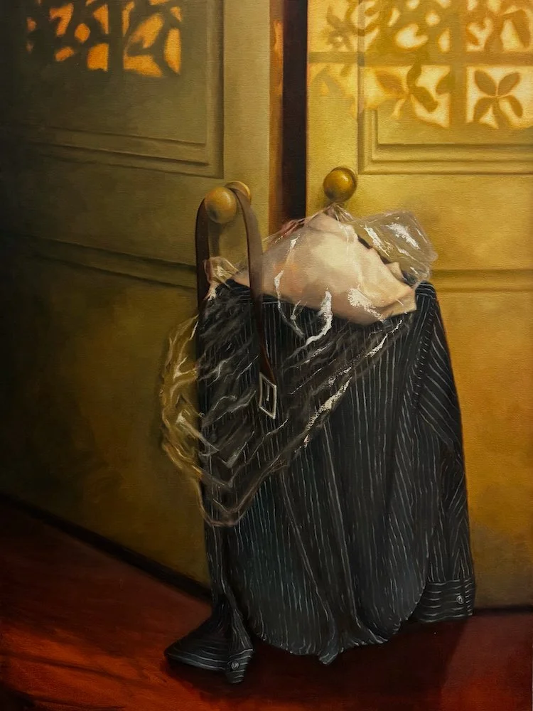 afterthought   Oil on canvas   60" x 40" 2025