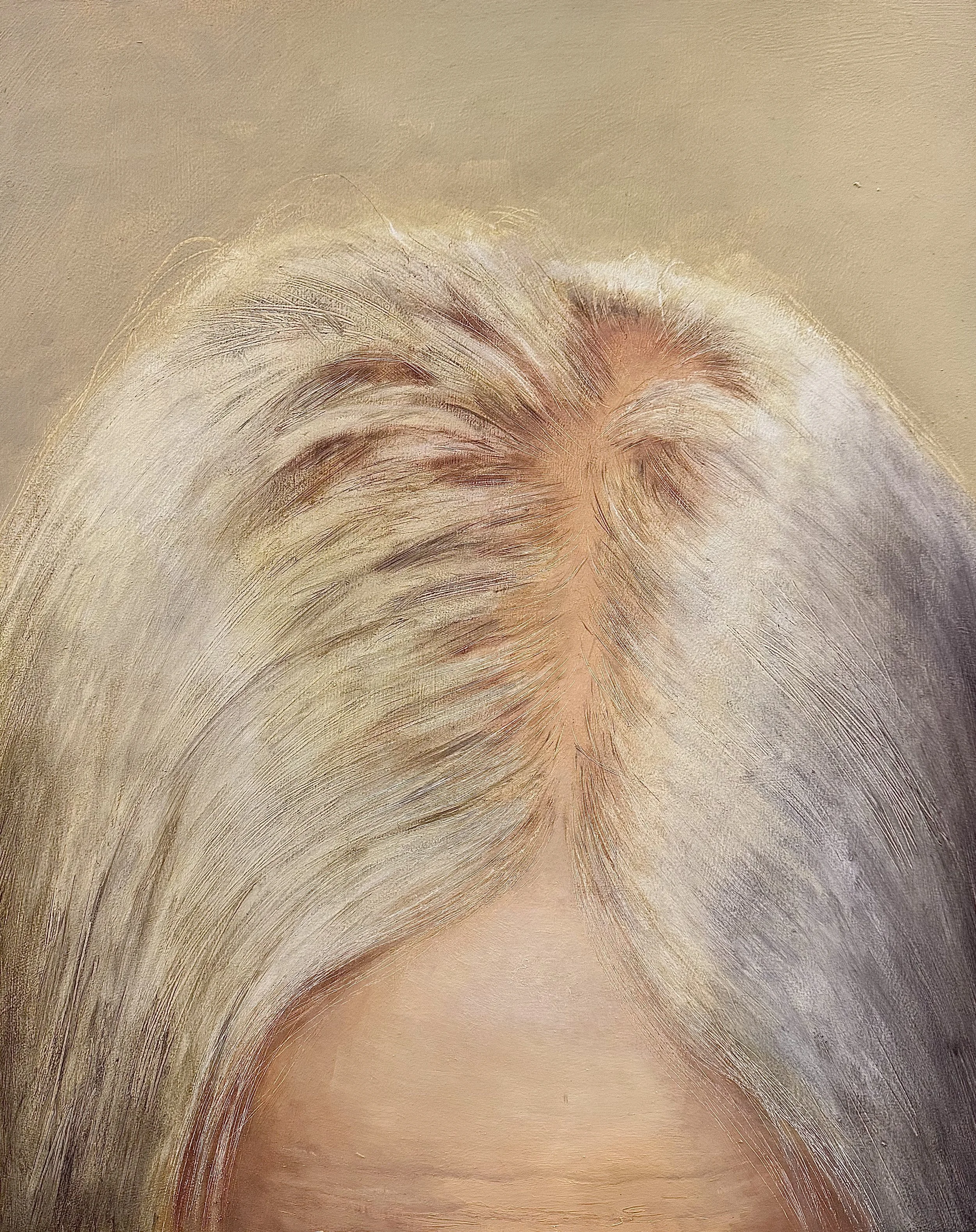 rooted   Oil on panel   20" x 18" 2026