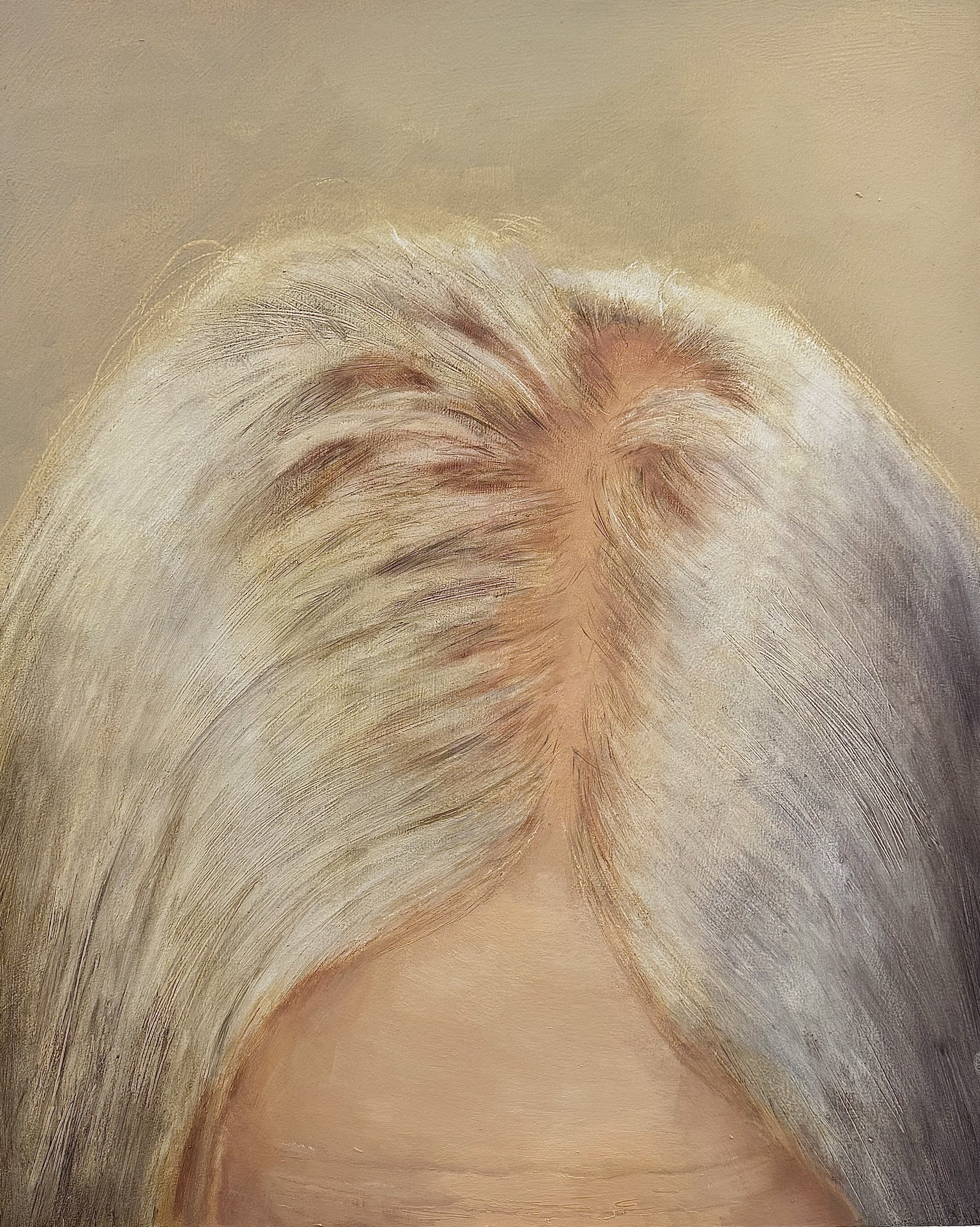 rooted   Oil on panel   20" x 18" 2026