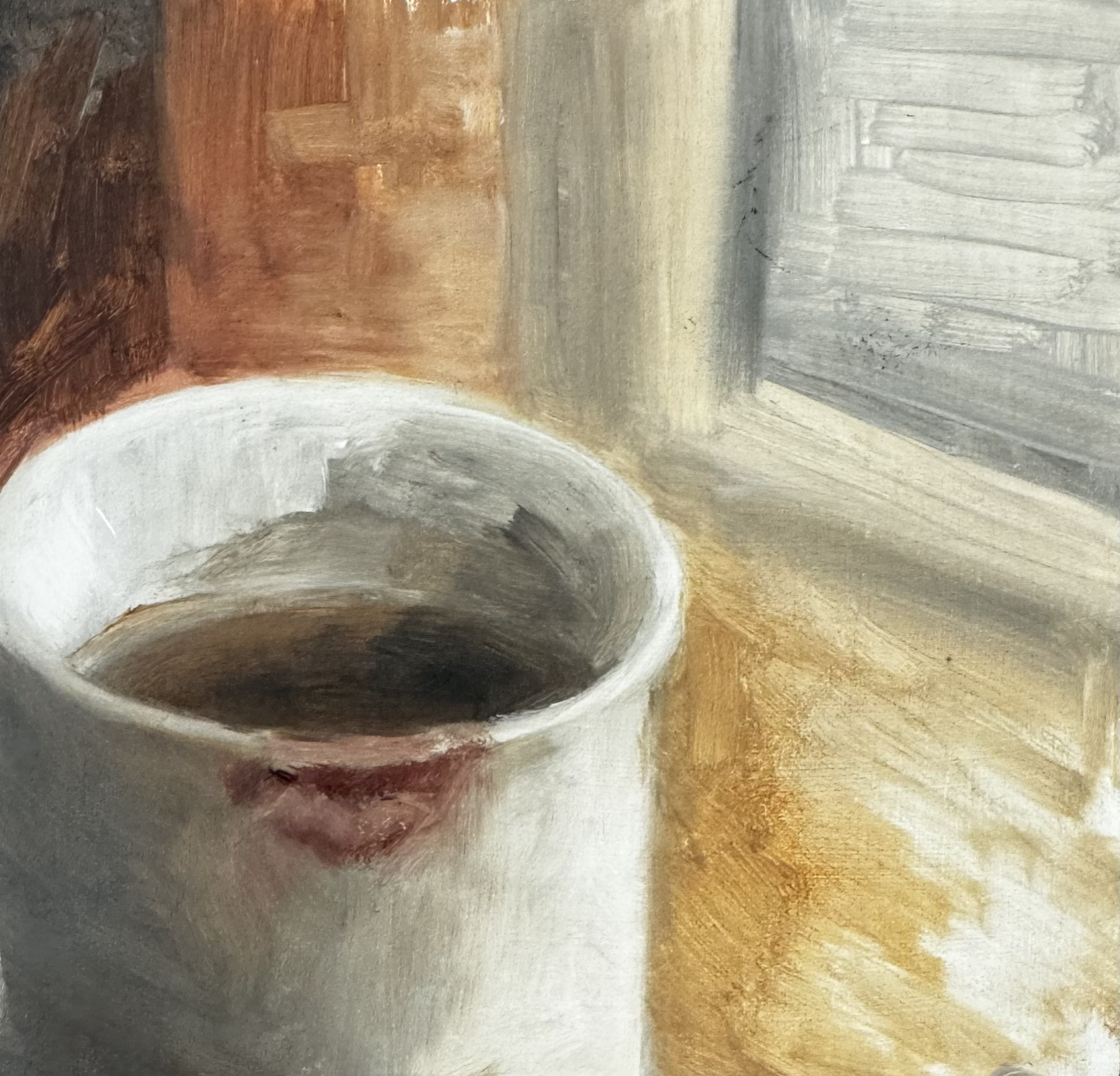    Oil on panel   6" x 6" 2025