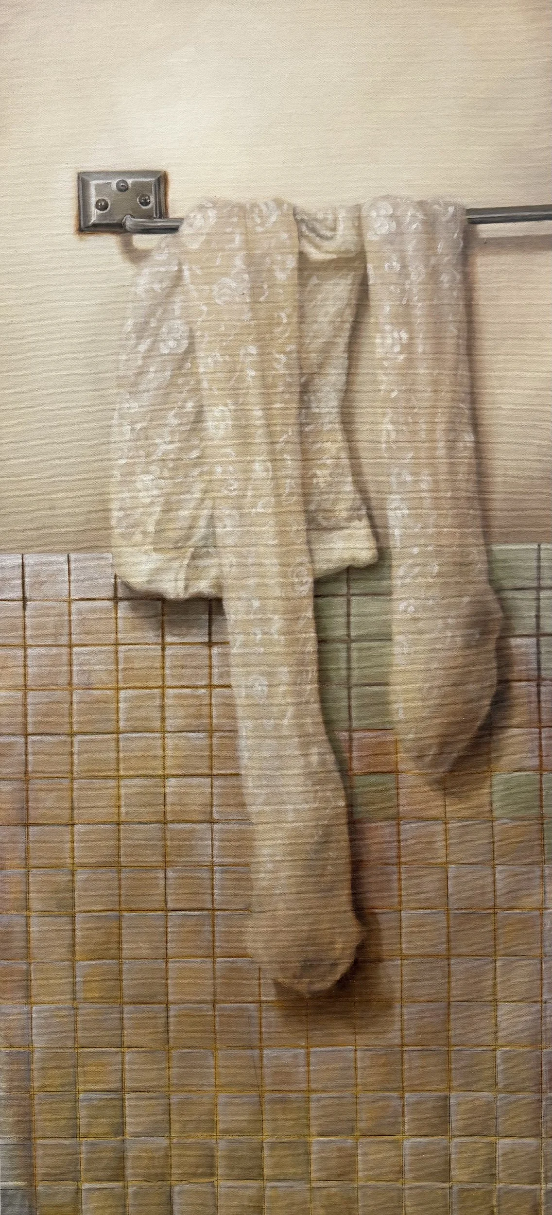 occupied   Oil on canvas on panel   36.5" x 18" 2026