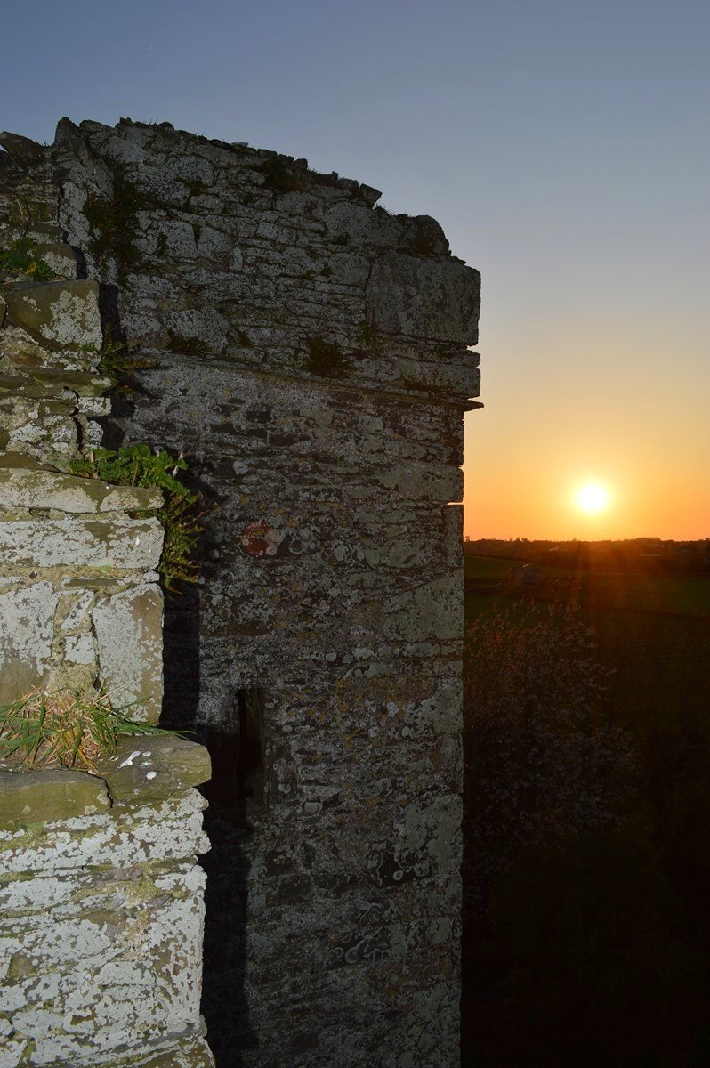 Dunmahon Castle Sunset from top