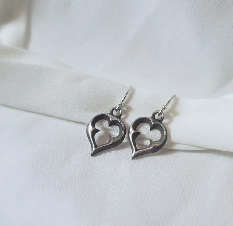 Little Heart charm earrings