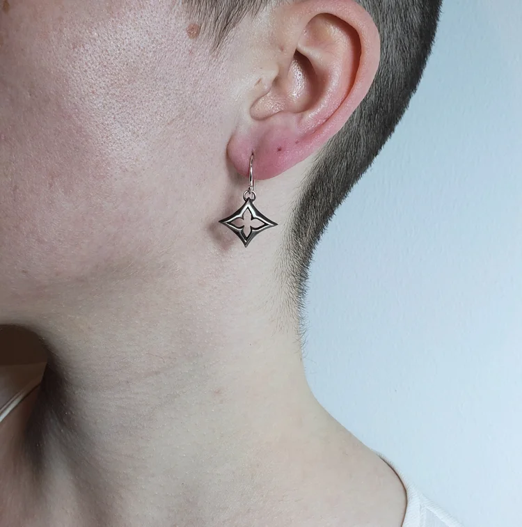 Winter Star earrings