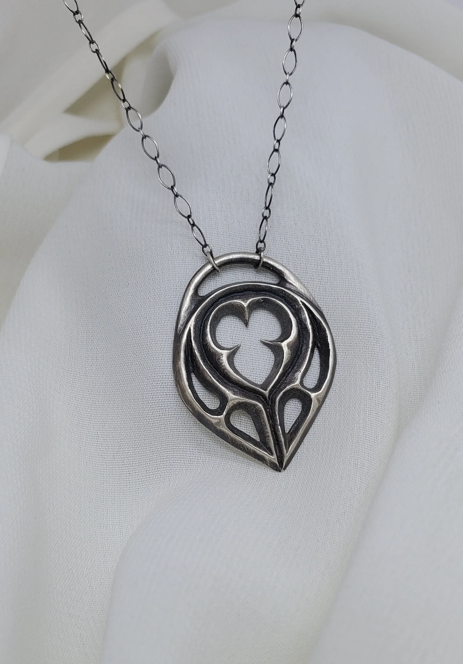 Glass Heart pendant