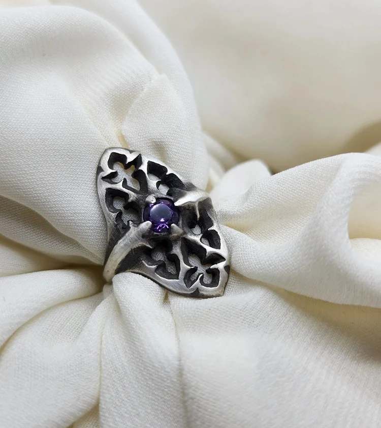 Cathedral Ring Amethyst