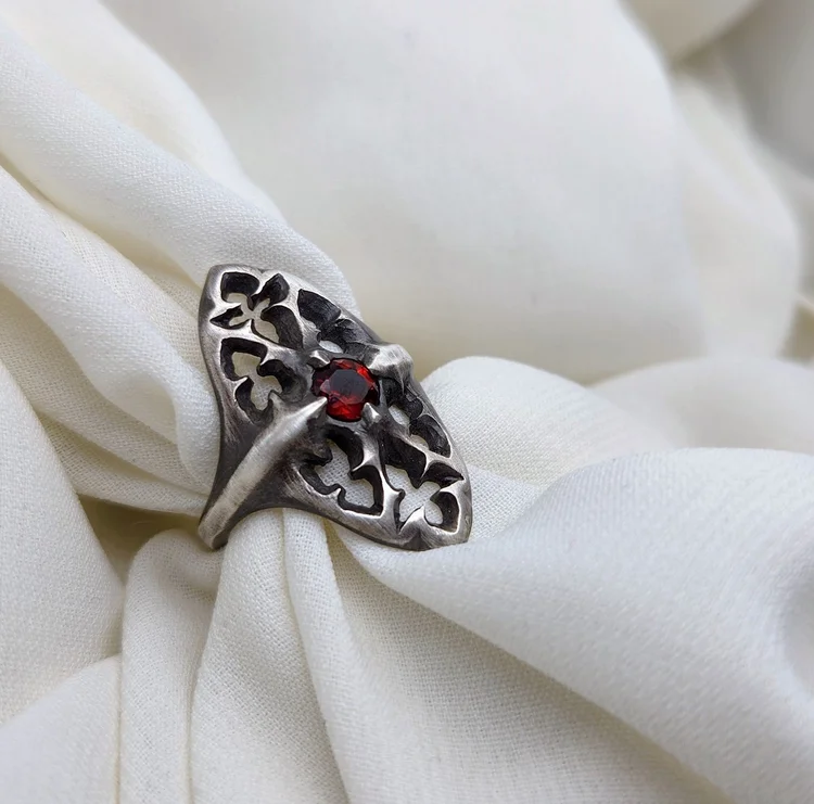 Cathedral Ring Garnet