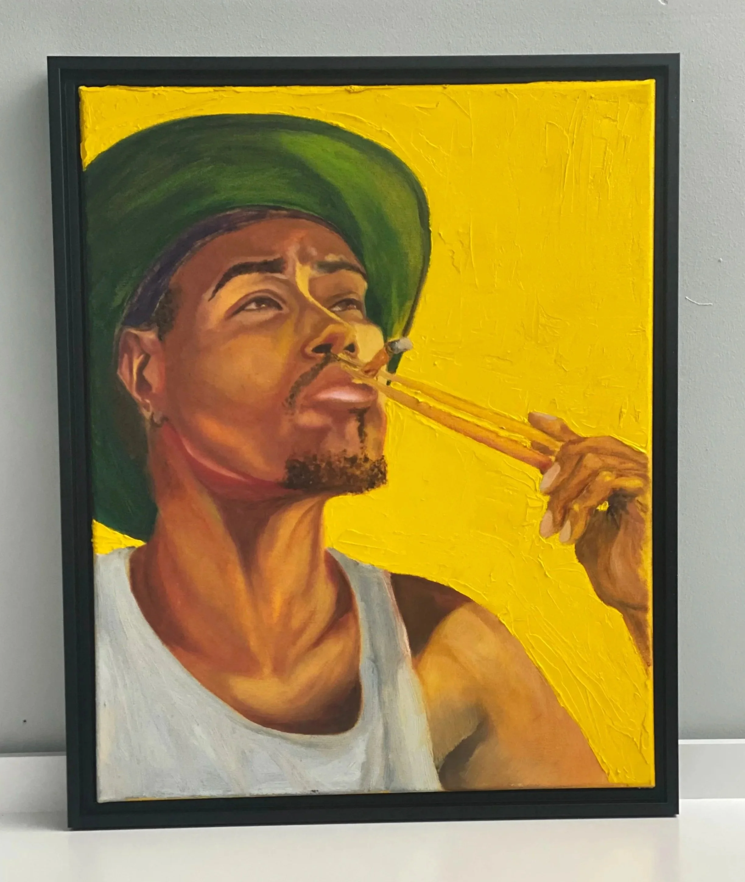 Dewayne not Dwayne, 16"x20", Oil on Canvas, available