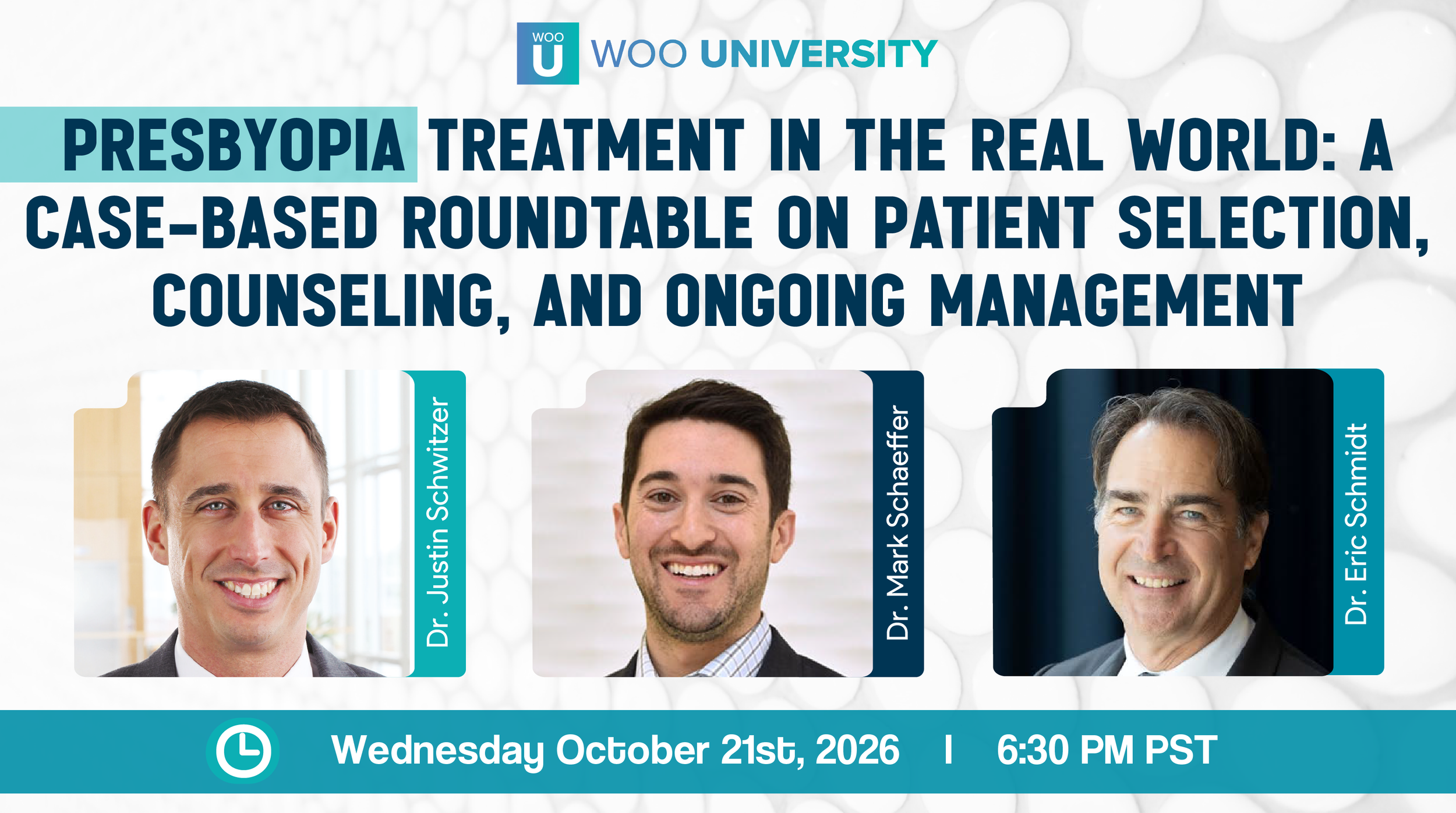 Presbyopia Treatment in the Real World: A Case-Based Roundtable on Patient Selection, Counseling, and Ongoing Management