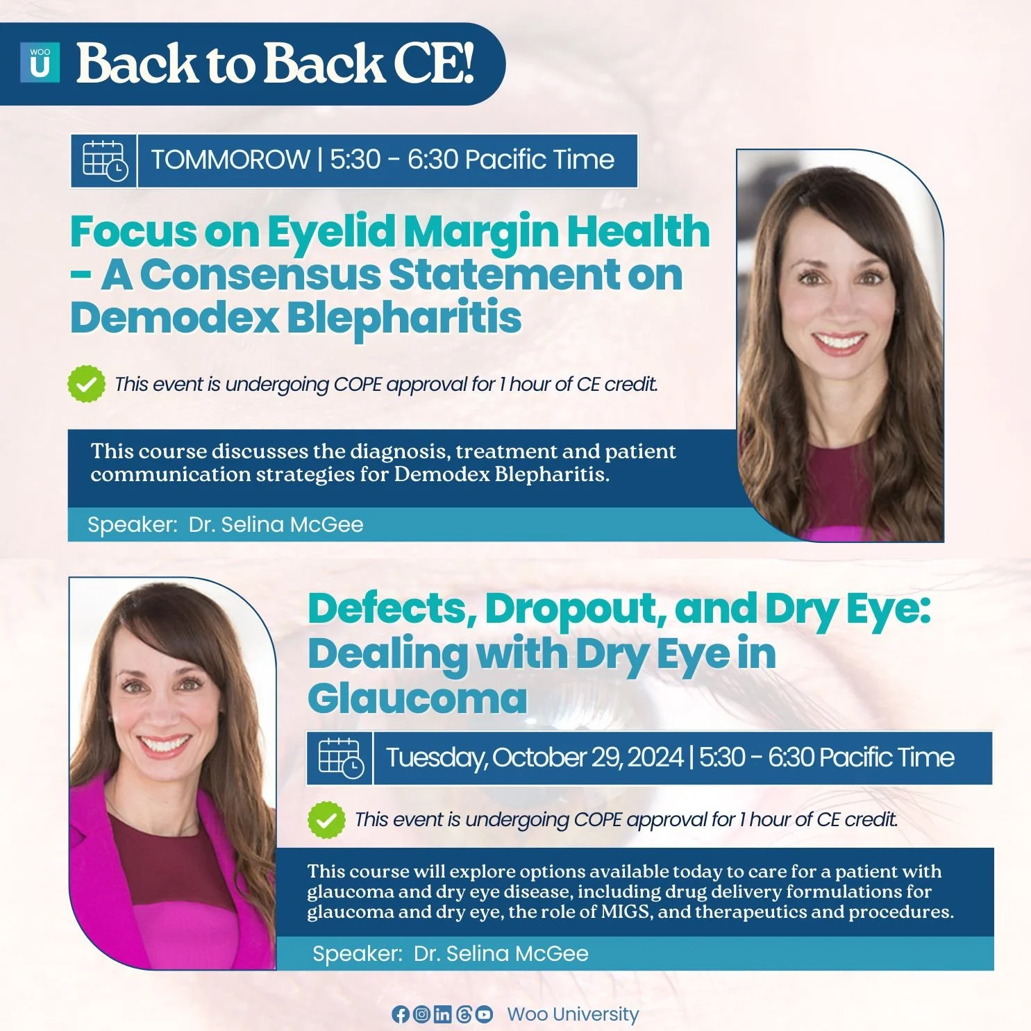 Free CE For Eye Care Professionals | Woo University