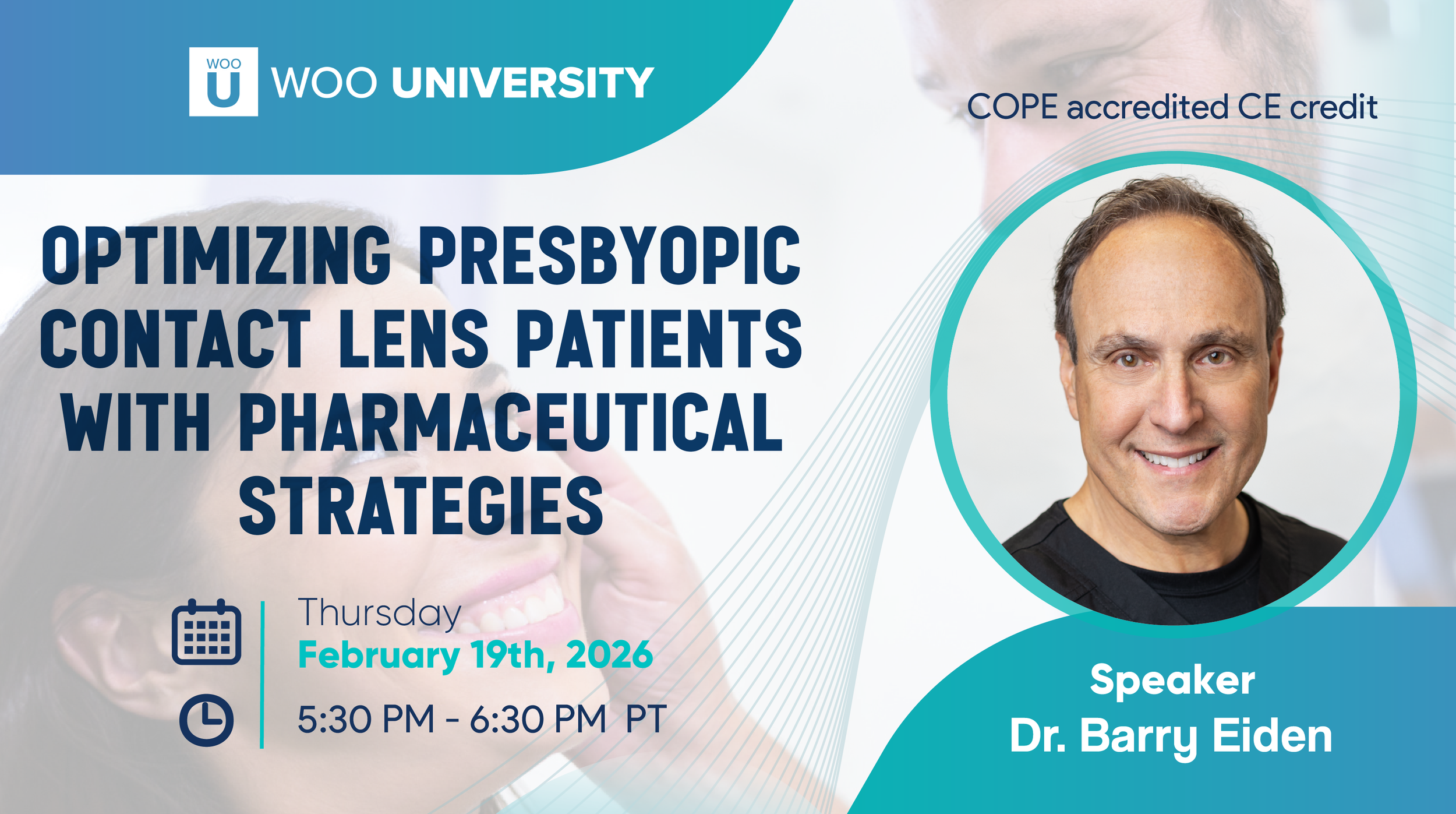 Optimizing Presbyopic Contact Lens Patients with Pharmaceutical Strategies