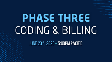 Phase 3 - Coding &amp; Billing