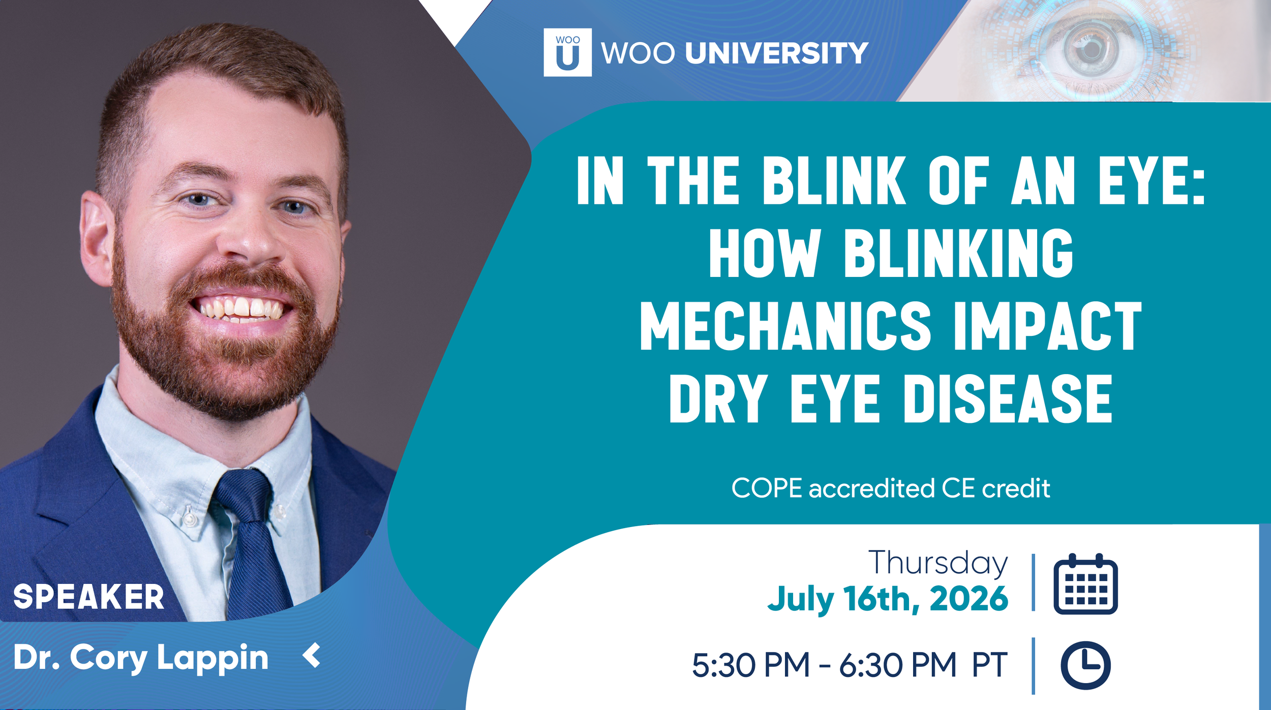 In the Blink of an Eye: How Blinking Mechanics Impact Dry Eye Disease