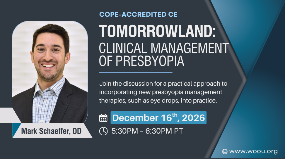 Tomorrowland: Clinical Innovations of Presbyopia