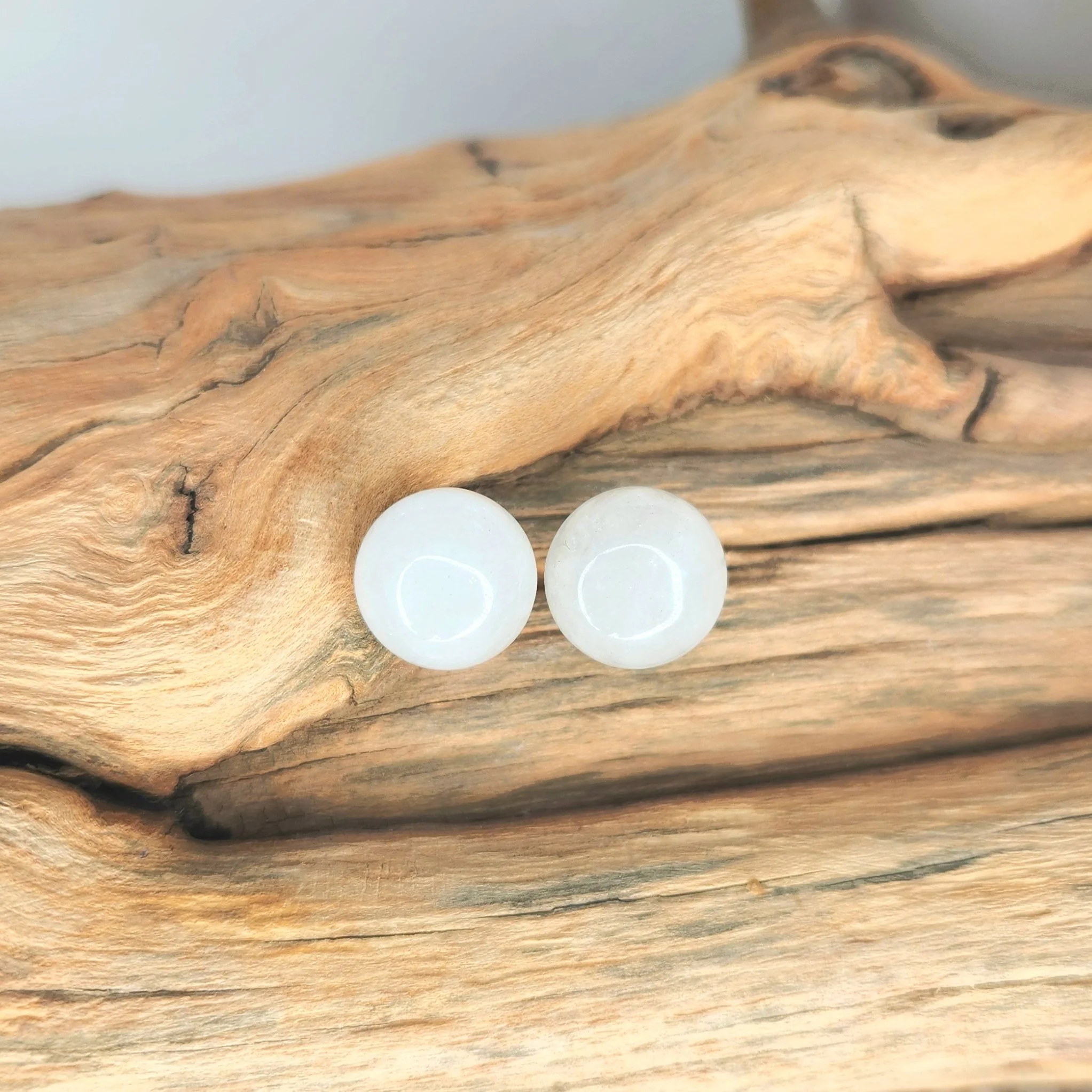 Jade Stud Earrings