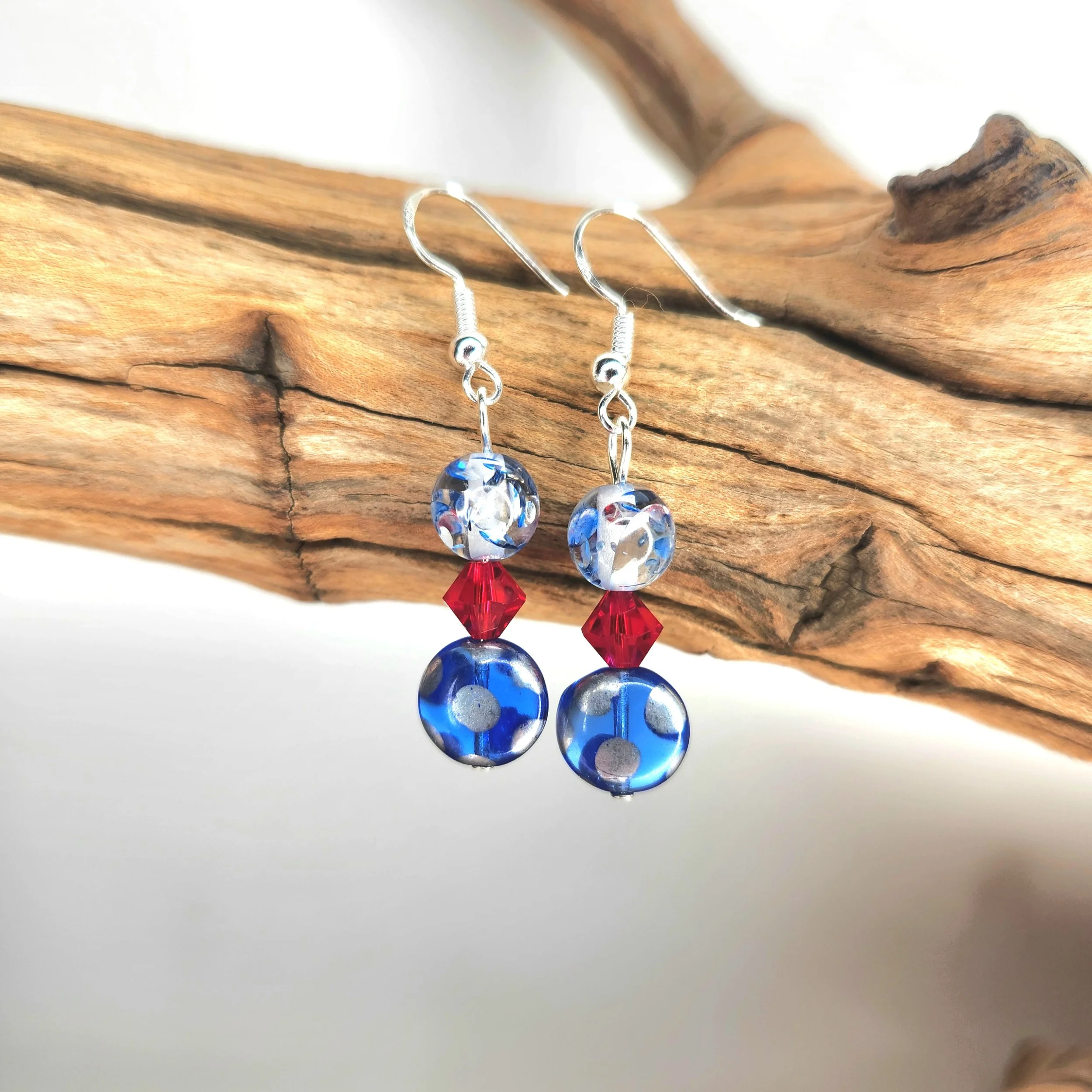 America The Beautiful Earrings