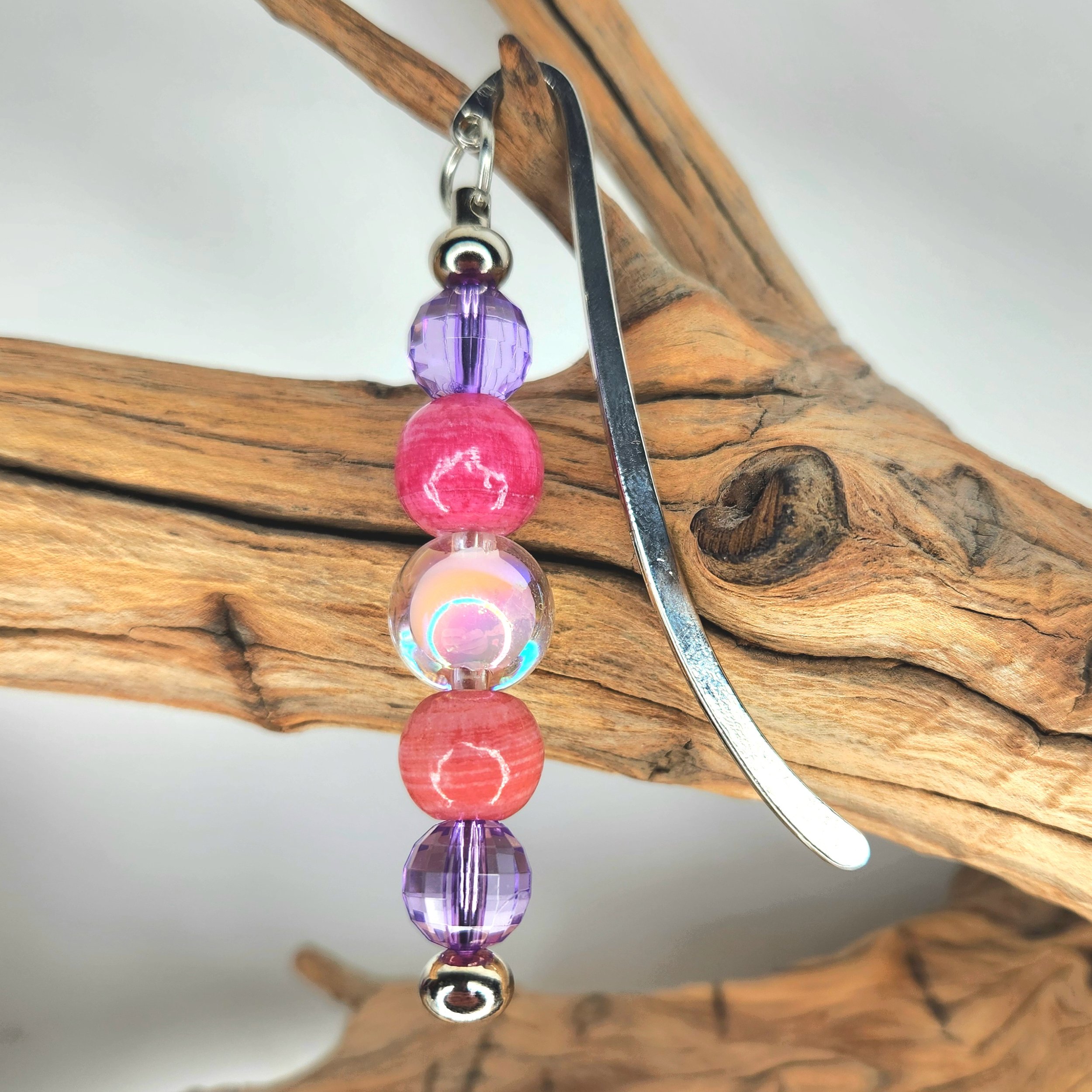 Pink and Purple Bookmark