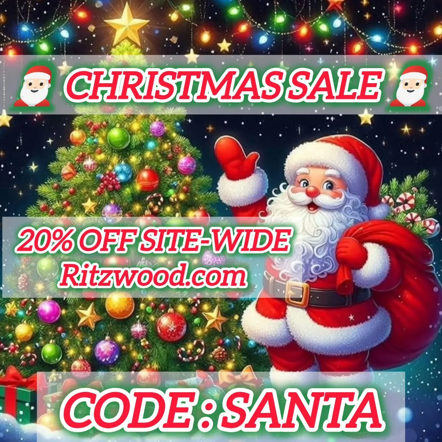 DONT MISS OUT ON THIS AMAZING SALE!!!

20% OFF EVERYTHING IF 
YOU USE CODE: SANTA
 
MERRY CHRISTMAS!!!
