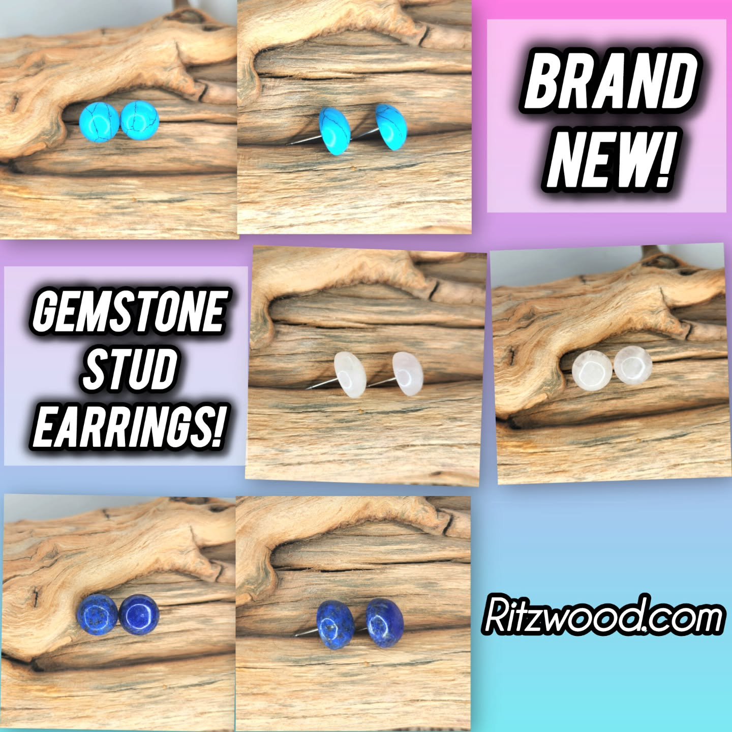 BRAND NEW STUD EARRINGS!!!

ONLY ONE PAIR OF EACH!!!

DON'T MISS OUT!!!

https://www.ritzwood.com/catalog