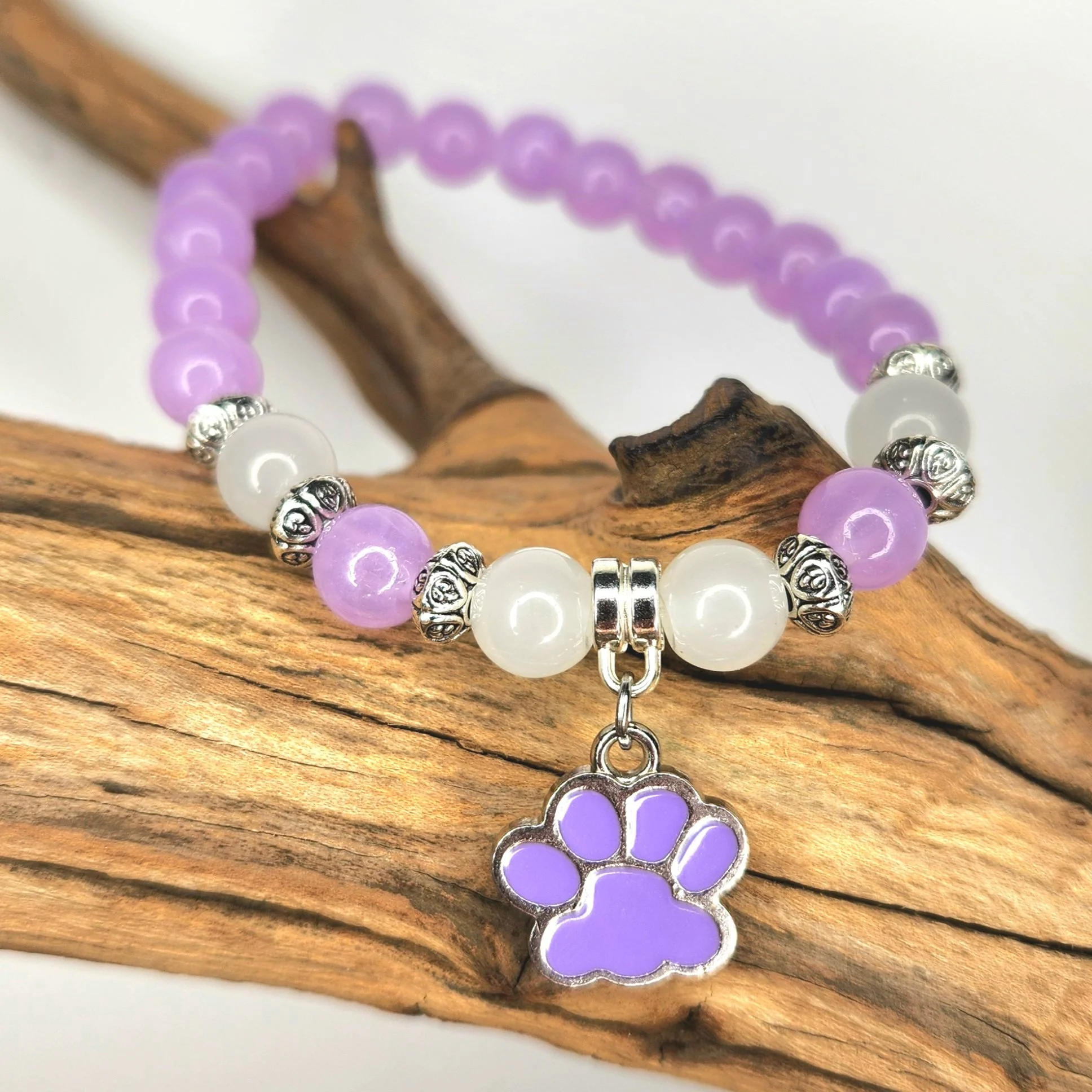 Purple Puppers Bracelet