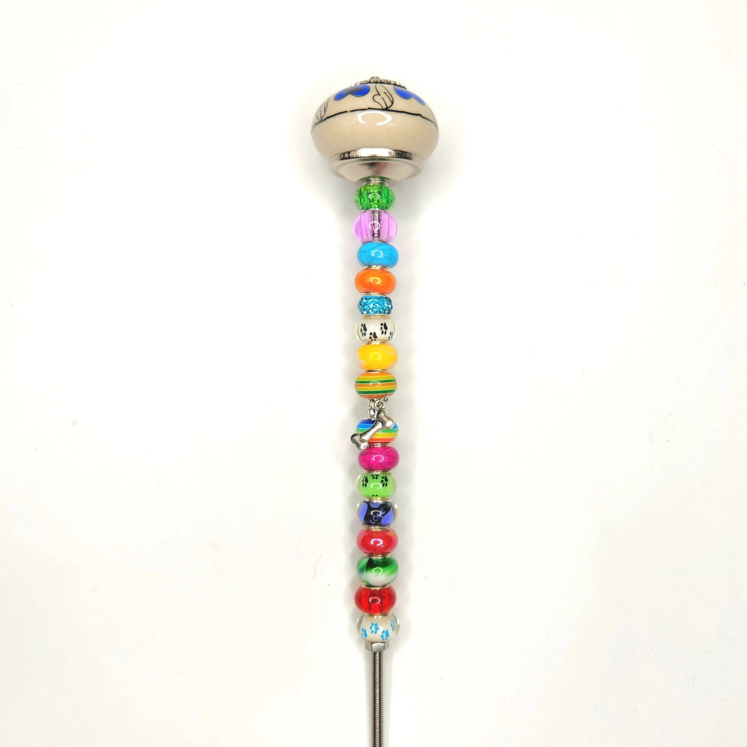 Rainbow Bridge Dog Bone Garden Stake