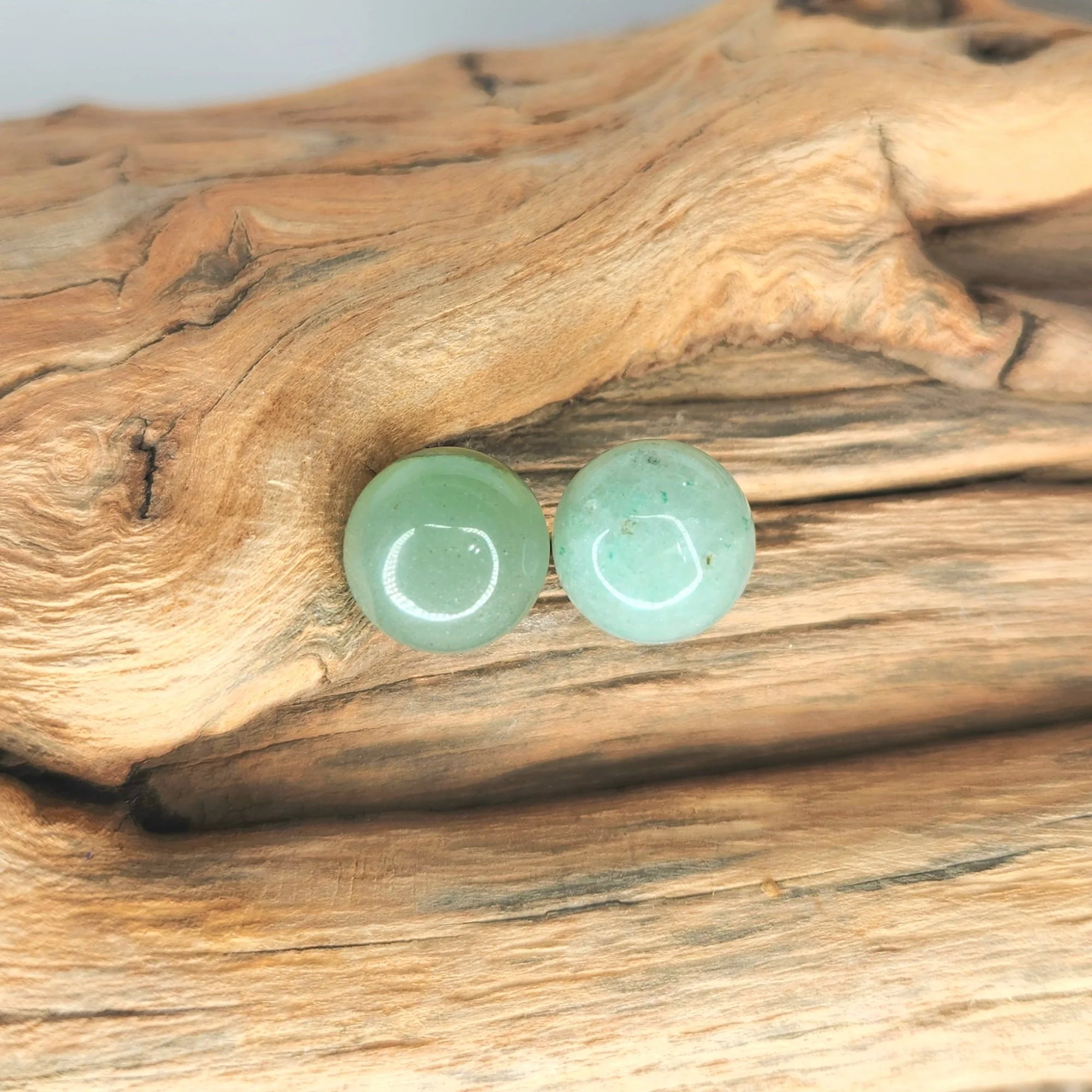 Aventurine Stud Earrings