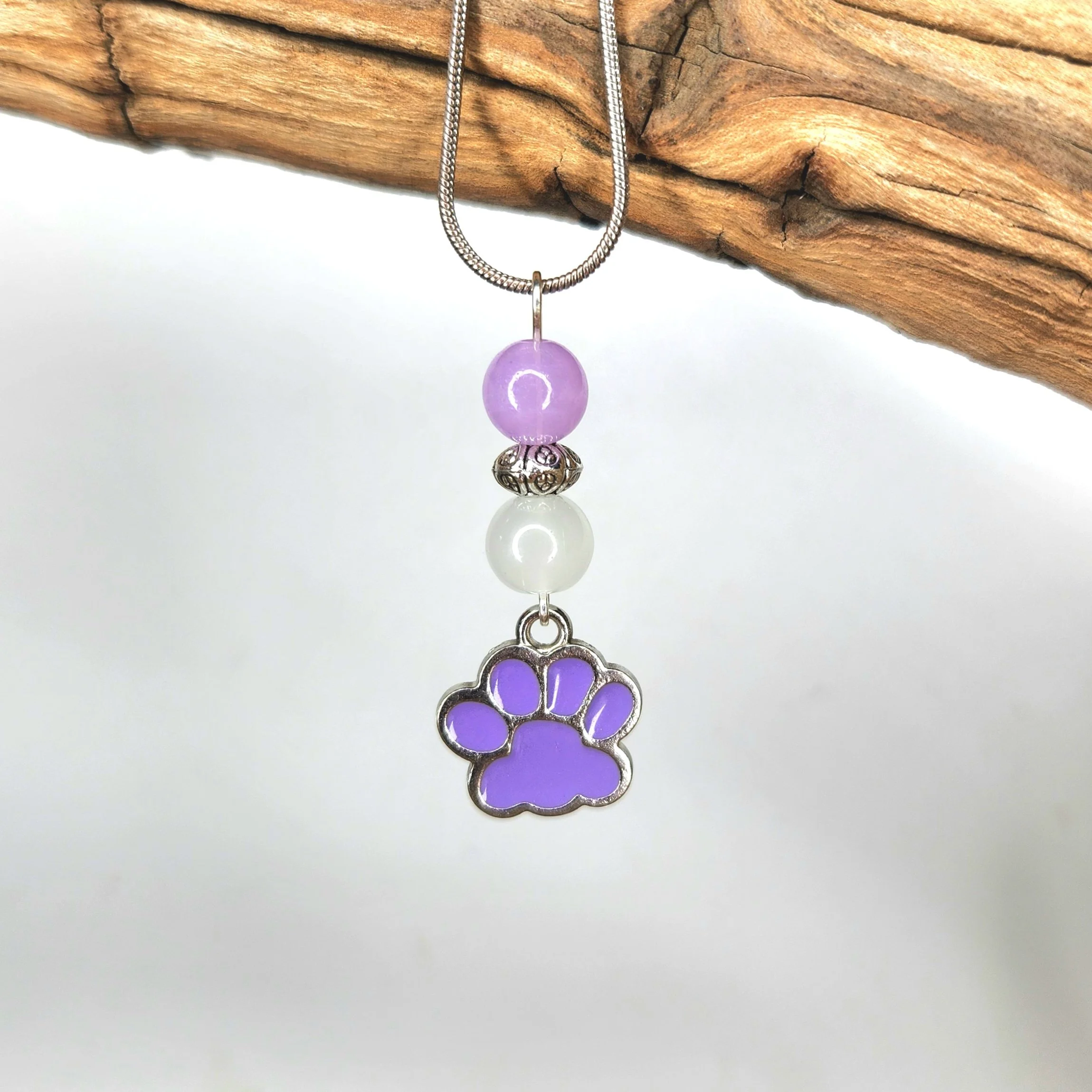 Purple Puppers Necklace
