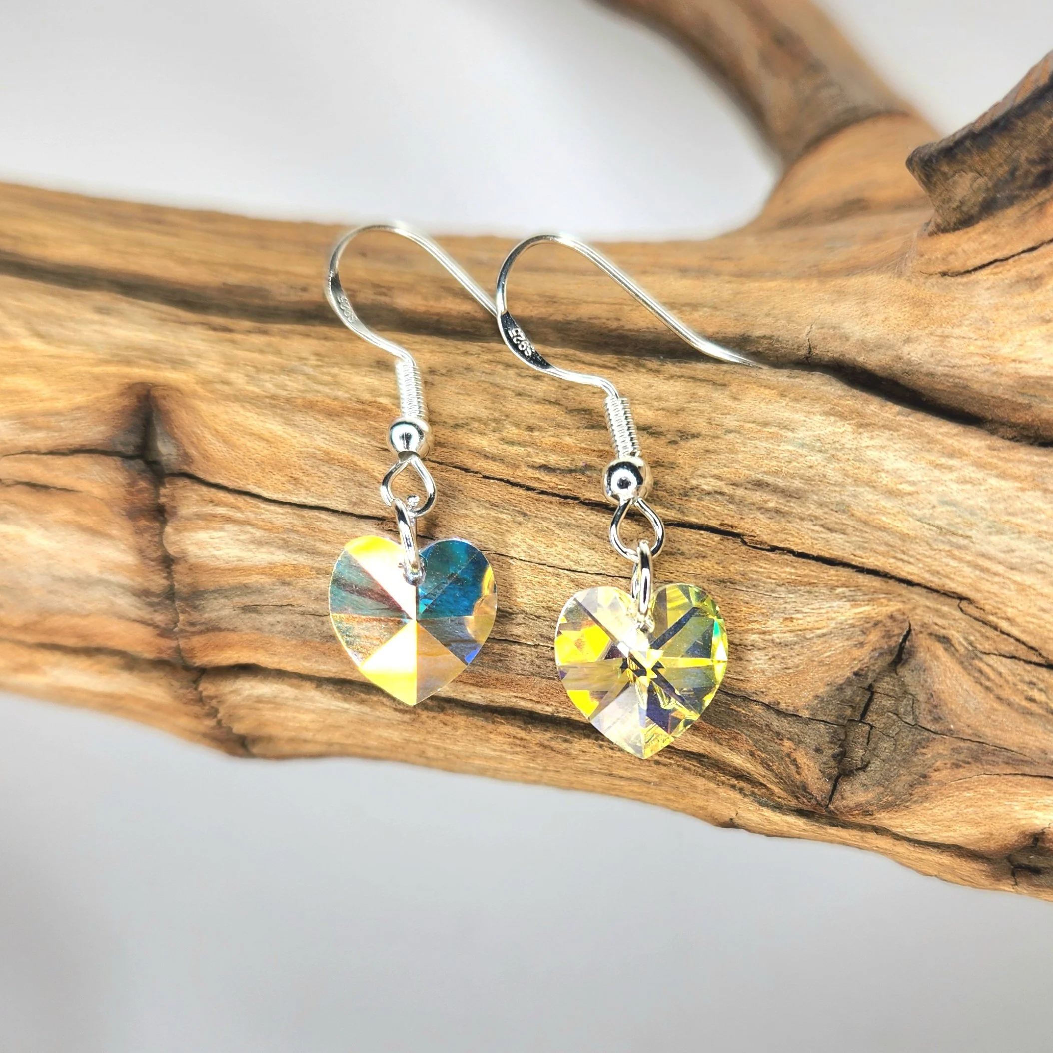Crystal Heart Earrings