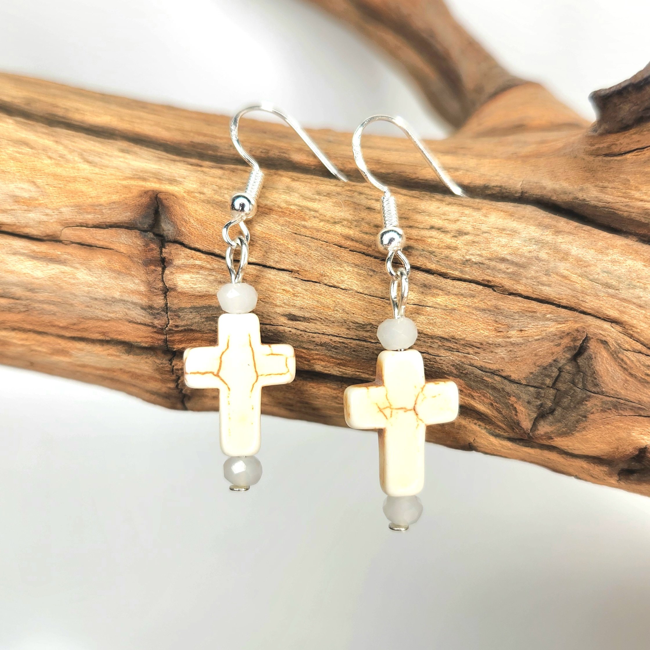 Redeemer Cross Earrings