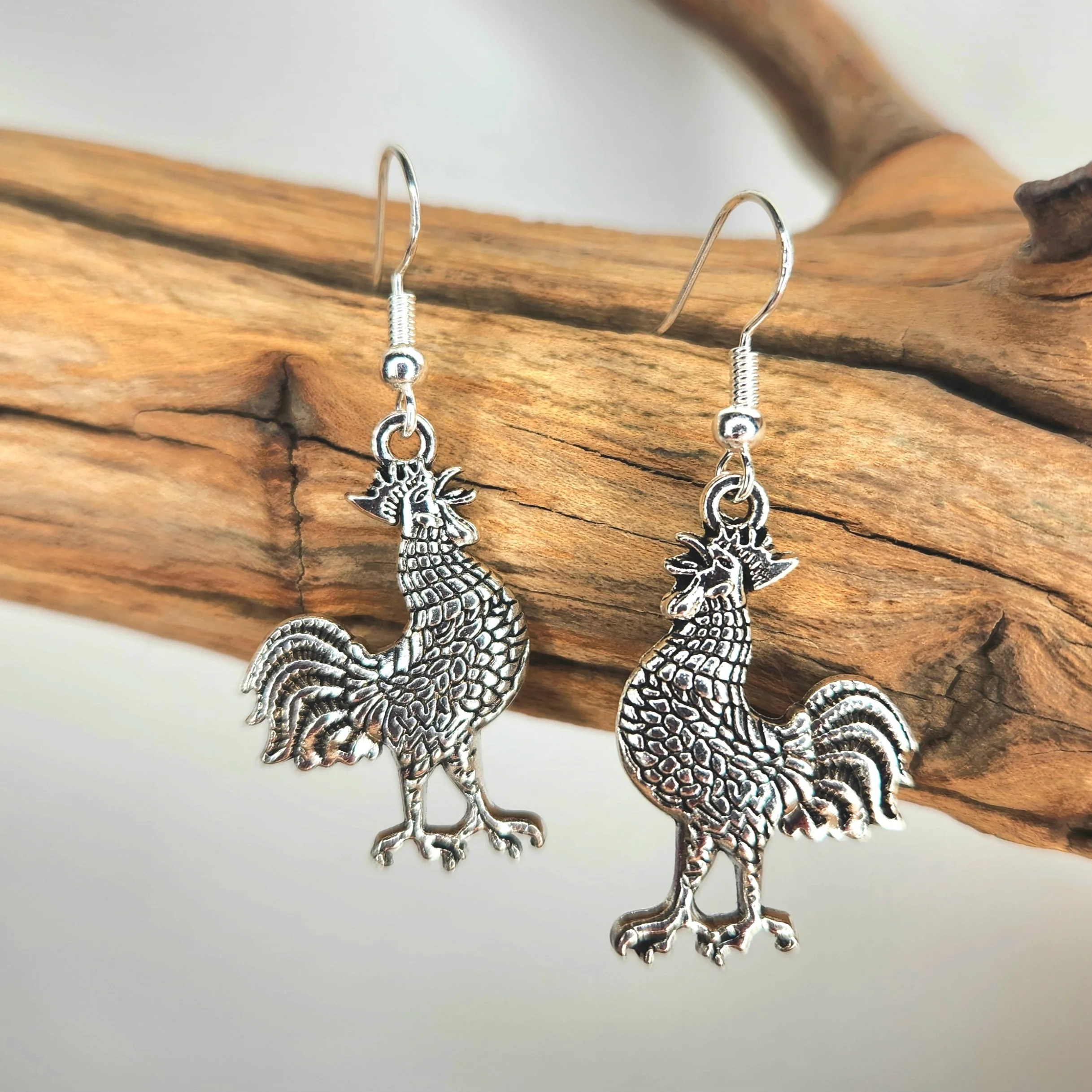 Rooster Earrings
