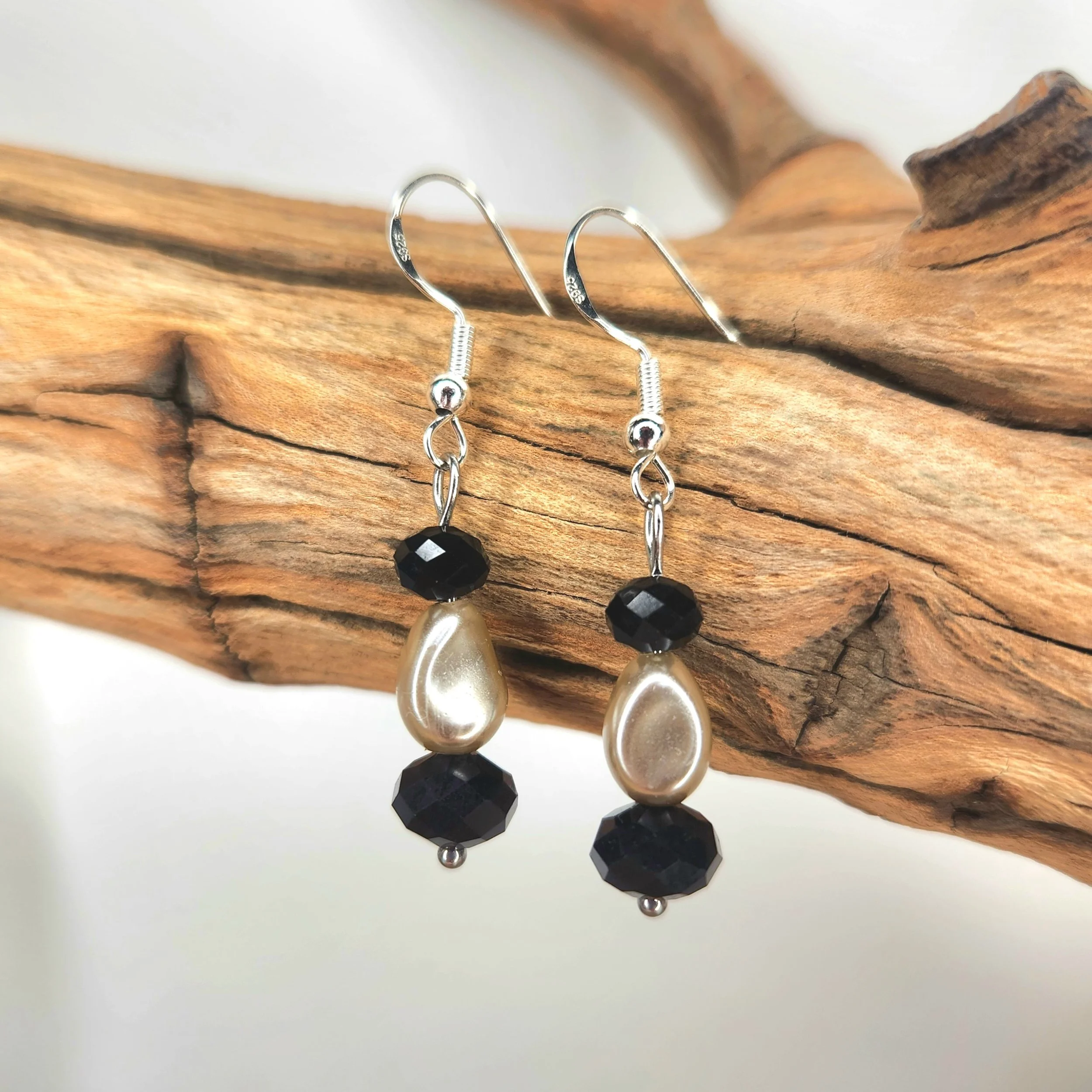Shadow Pearl Earrings