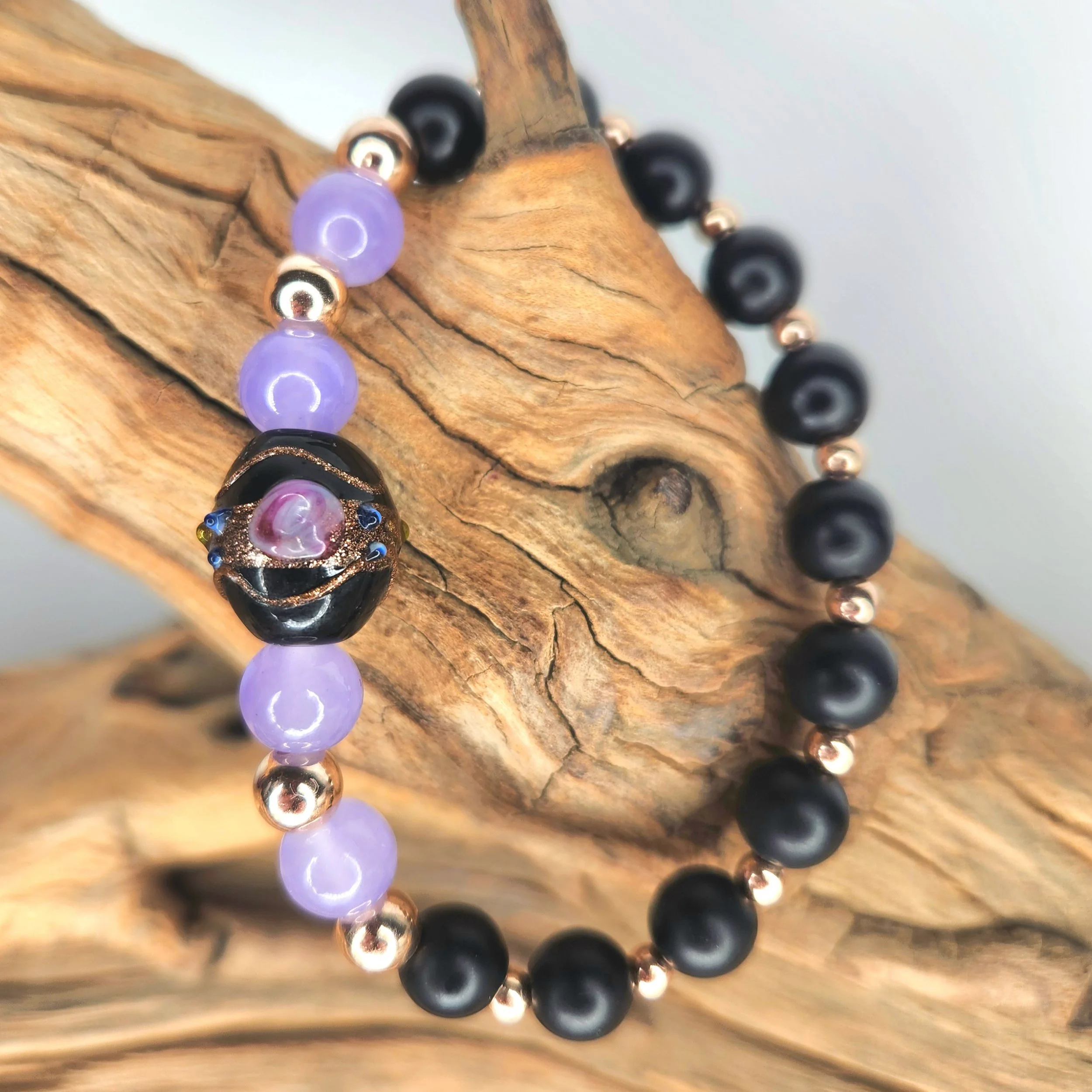 Lavender Rose Bracelet