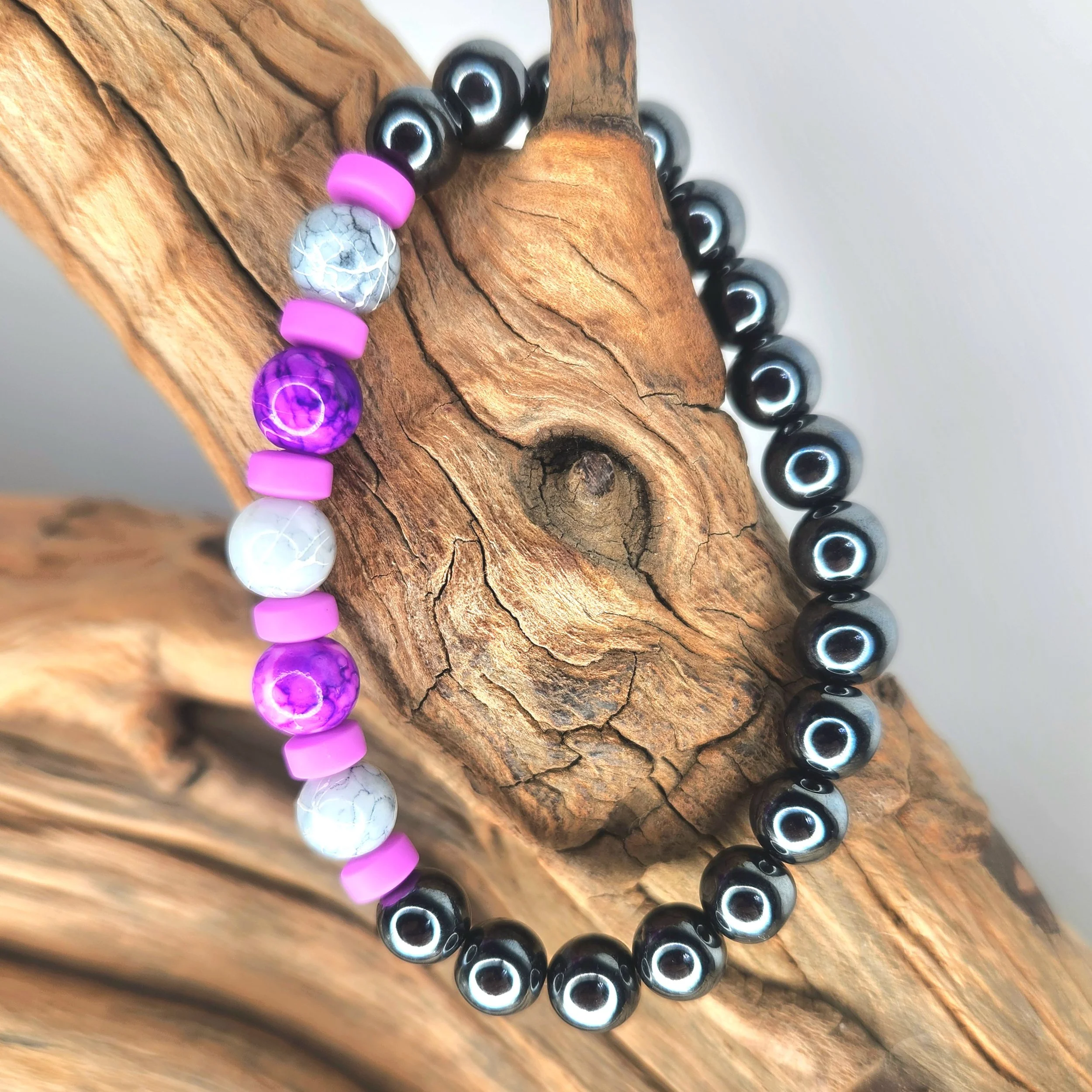 Lilac Lightning Bracelet